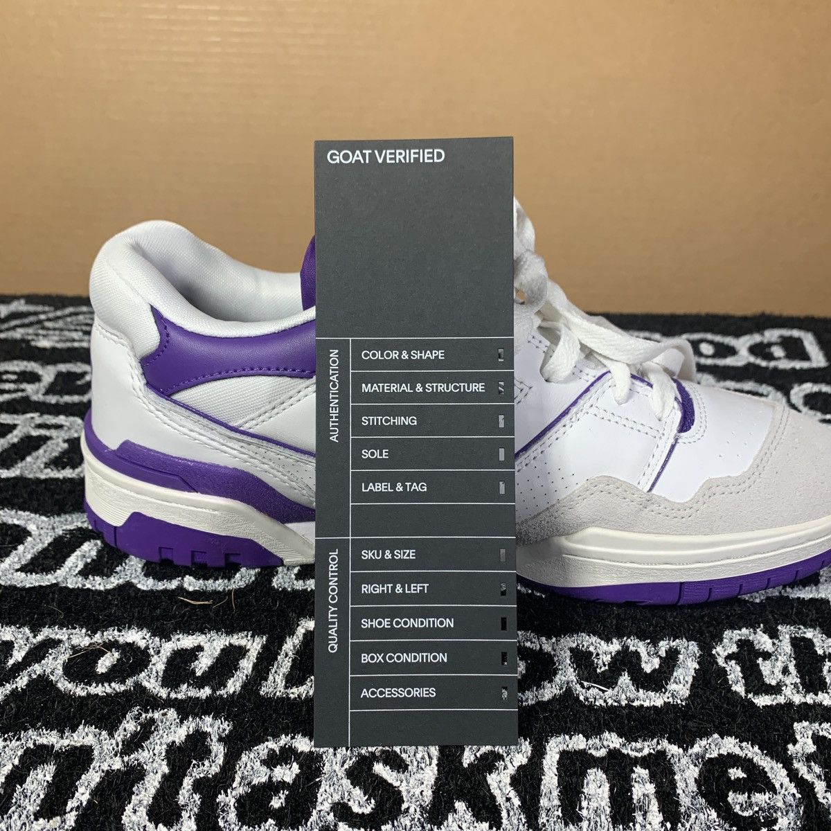 New Balance New Balance 550 Purple White Size US 9 / EU 42 - 10 Thumbnail