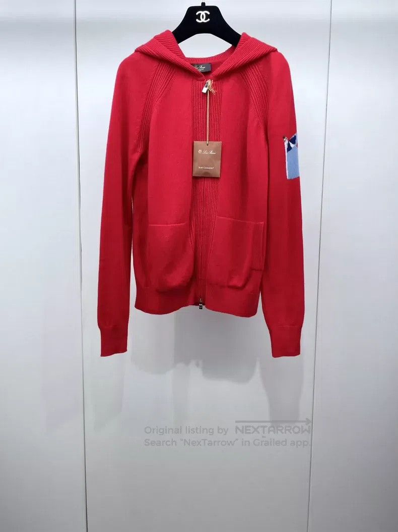 Loro Piana LORO PIANA Knitted Cashmere Hooded Cardigan Size XS / US 0-2 / IT 36-38 - 1 Thumbnail