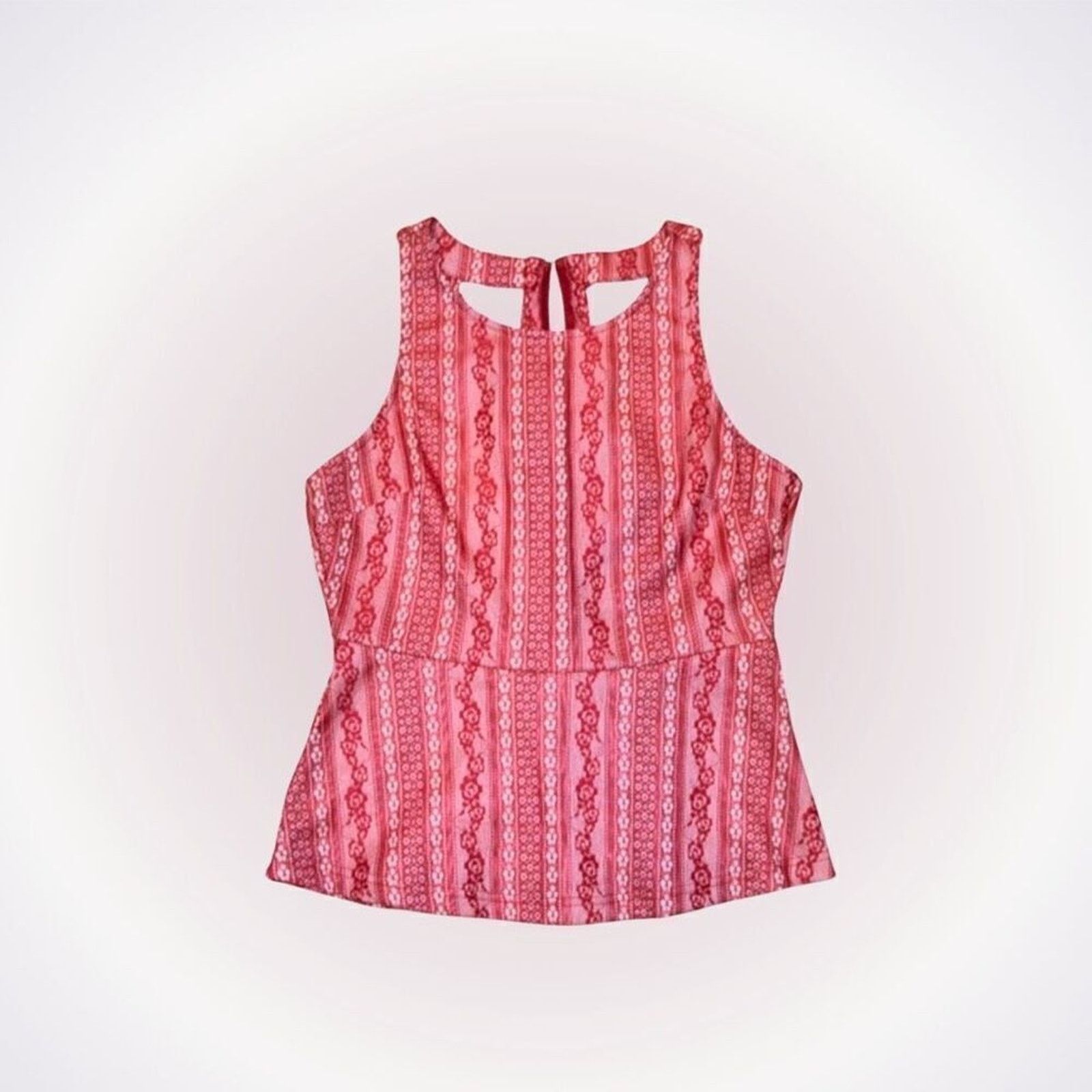 Other Francescas Lace Lattice Back Sleeveless Blouse | Sz S, NWT Size S / US 4 / IT 40 - 1 Thumbnail