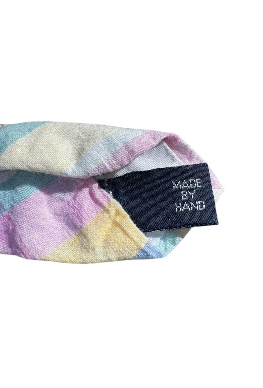 Polo Ralph Lauren Vintage Polo Ralph Lauren Striped Plaid Hand Made Tie Size ONE SIZE - 4 Thumbnail