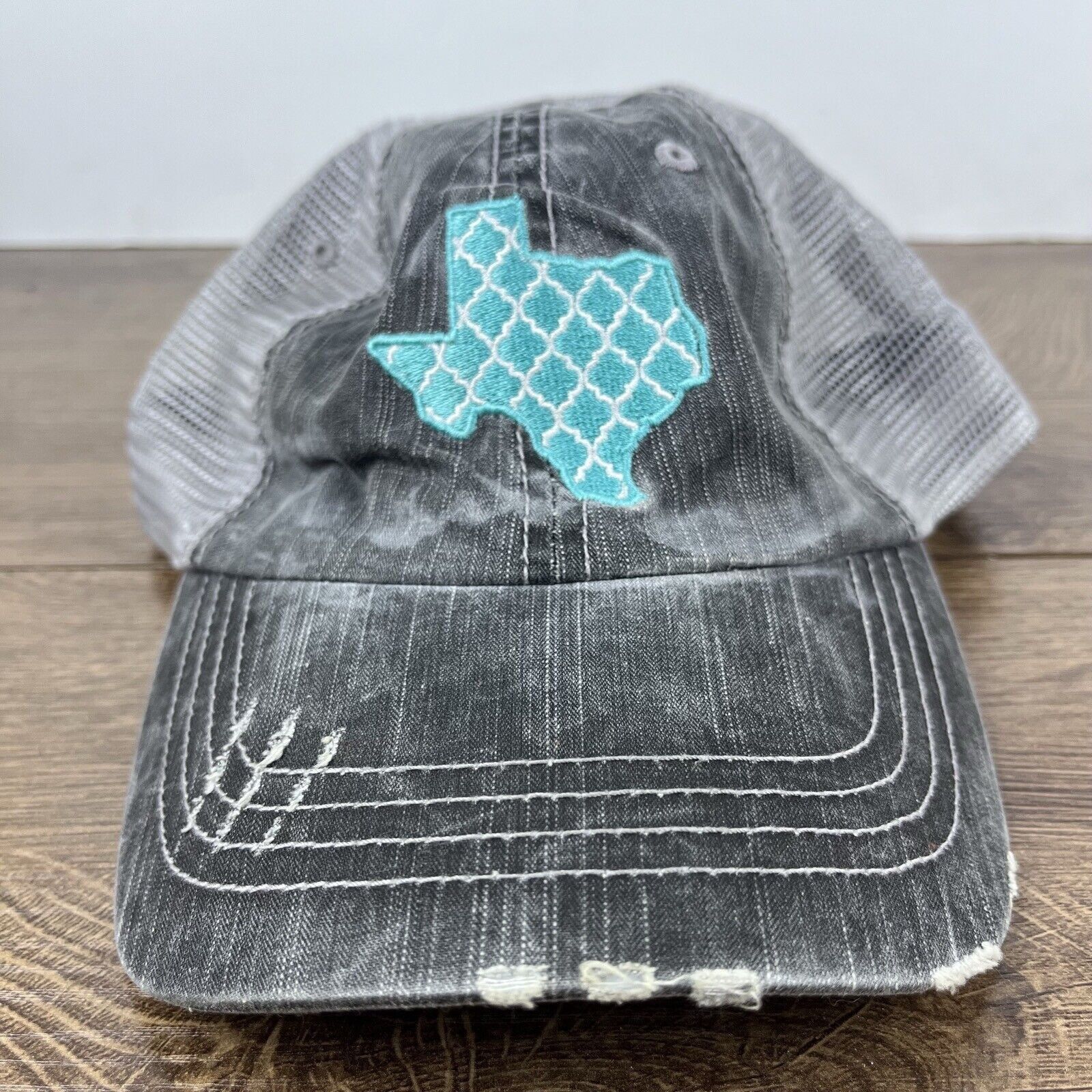 Other Texas Hat Texas State Shape Hat Gray Adjustable Hat Gray Adu Size ONE SIZE - 4 Thumbnail