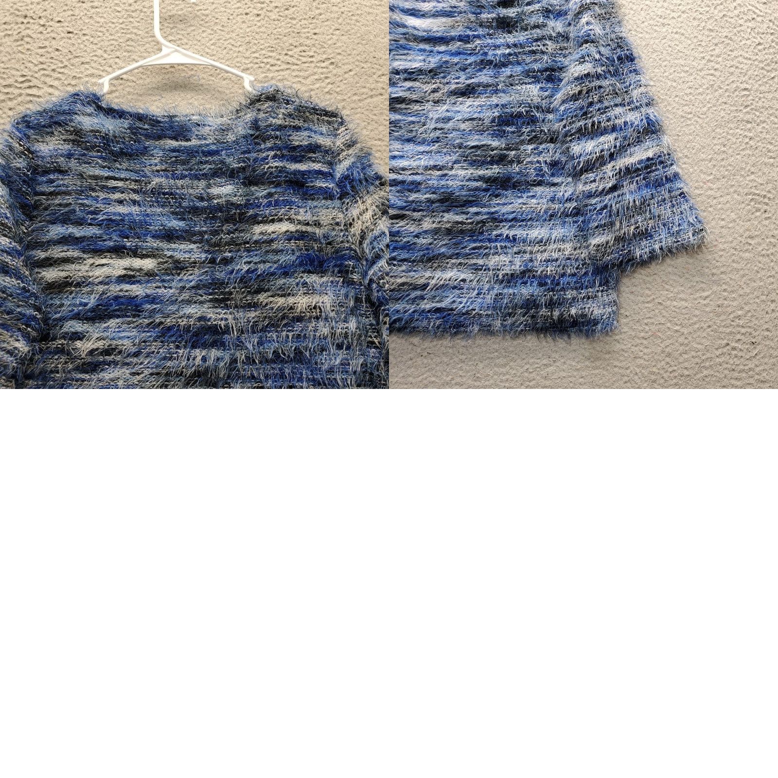 Vince Camuto Vince Camuto Sweater Womens Small Multicolor Space Dye Eyelash Long Sleeve Round Neck Size S / US 4 / IT 40 - 8 Thumbnail