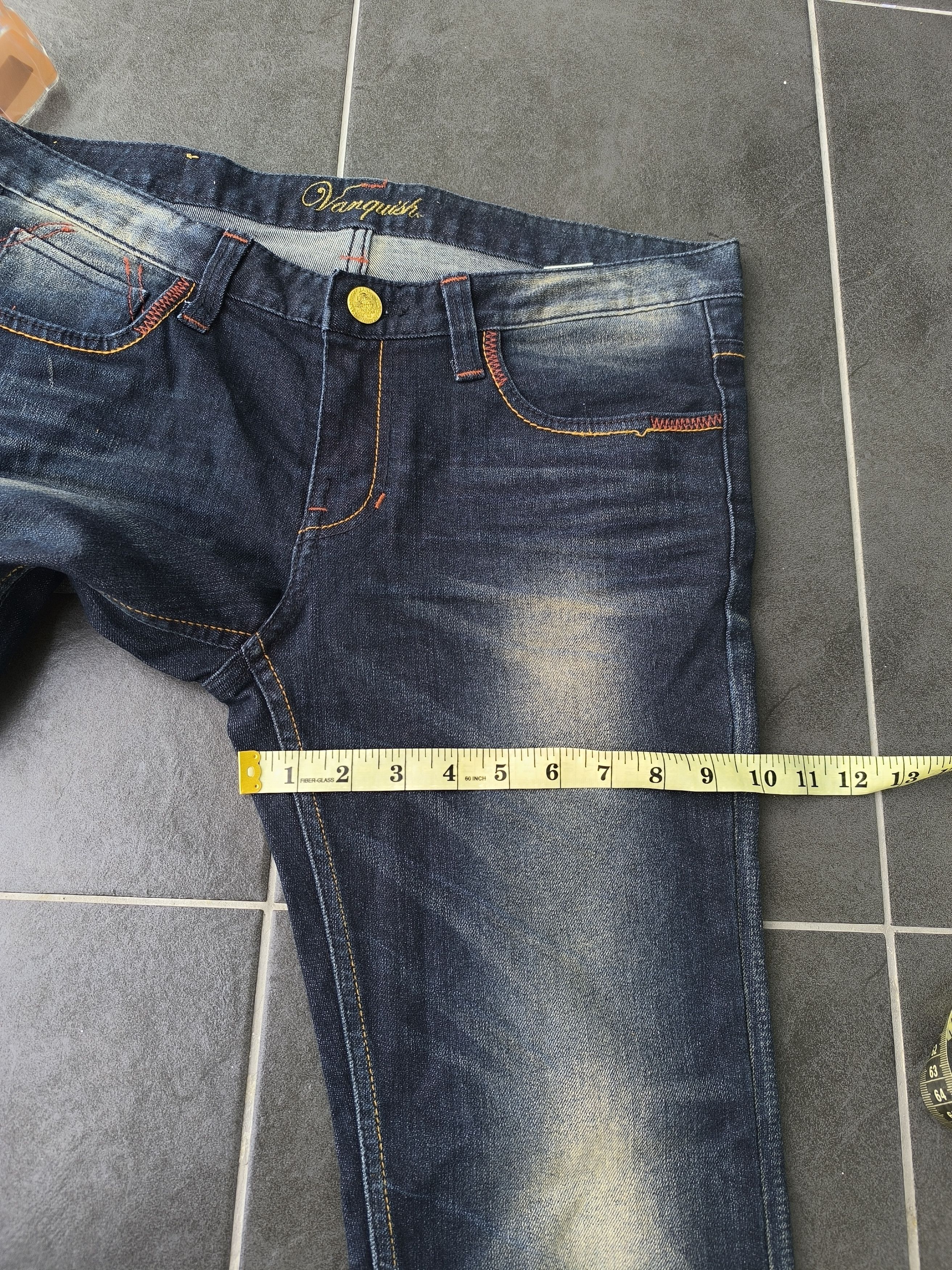 Japanese Brand × Vanquish × Vintage NOS VANQUISH GOLD JEANS Size US 34 / EU 50 - 11 Thumbnail