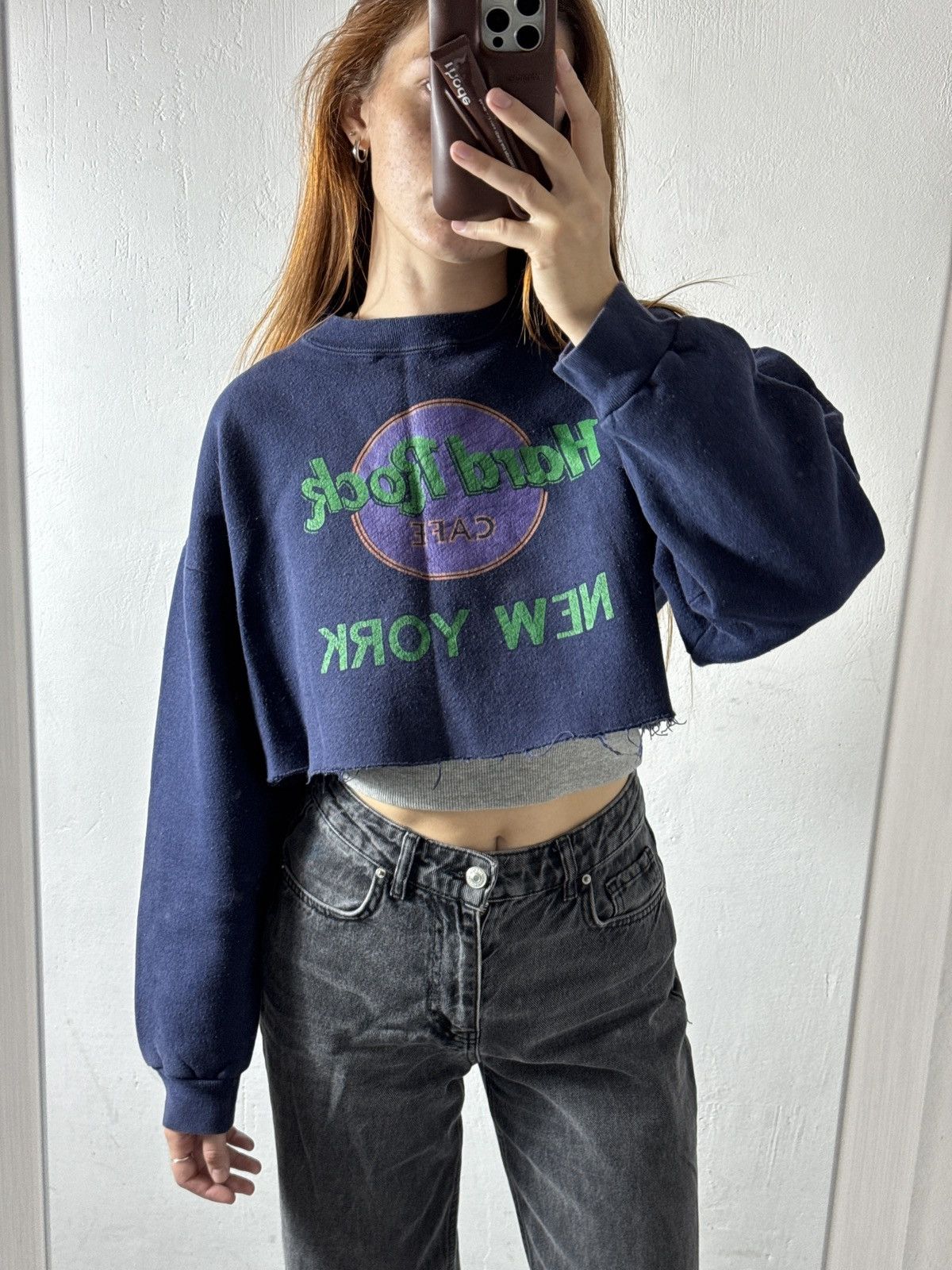 Hard Rock Cafe VINTAGE HARD ROCK RARE CROPPED SWEATSHIRT Size S / US 4 / IT 40 - 2 Thumbnail