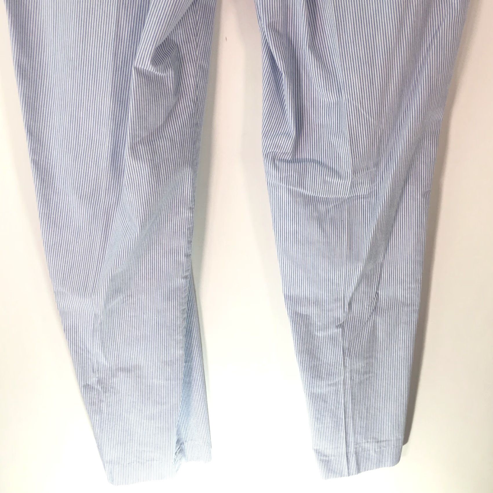 Vintage Mens Casual Dress Pants Striped Blue Pleated Front Straight Leg Size 36 X33 Size US 36 / EU 52 - 5 Thumbnail