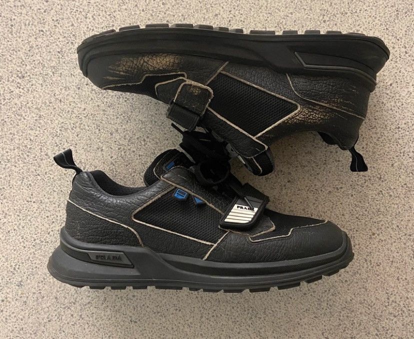 Prada Prada mechano leather sneakers Size US 8.5 / EU 41-42 - 2 Thumbnail