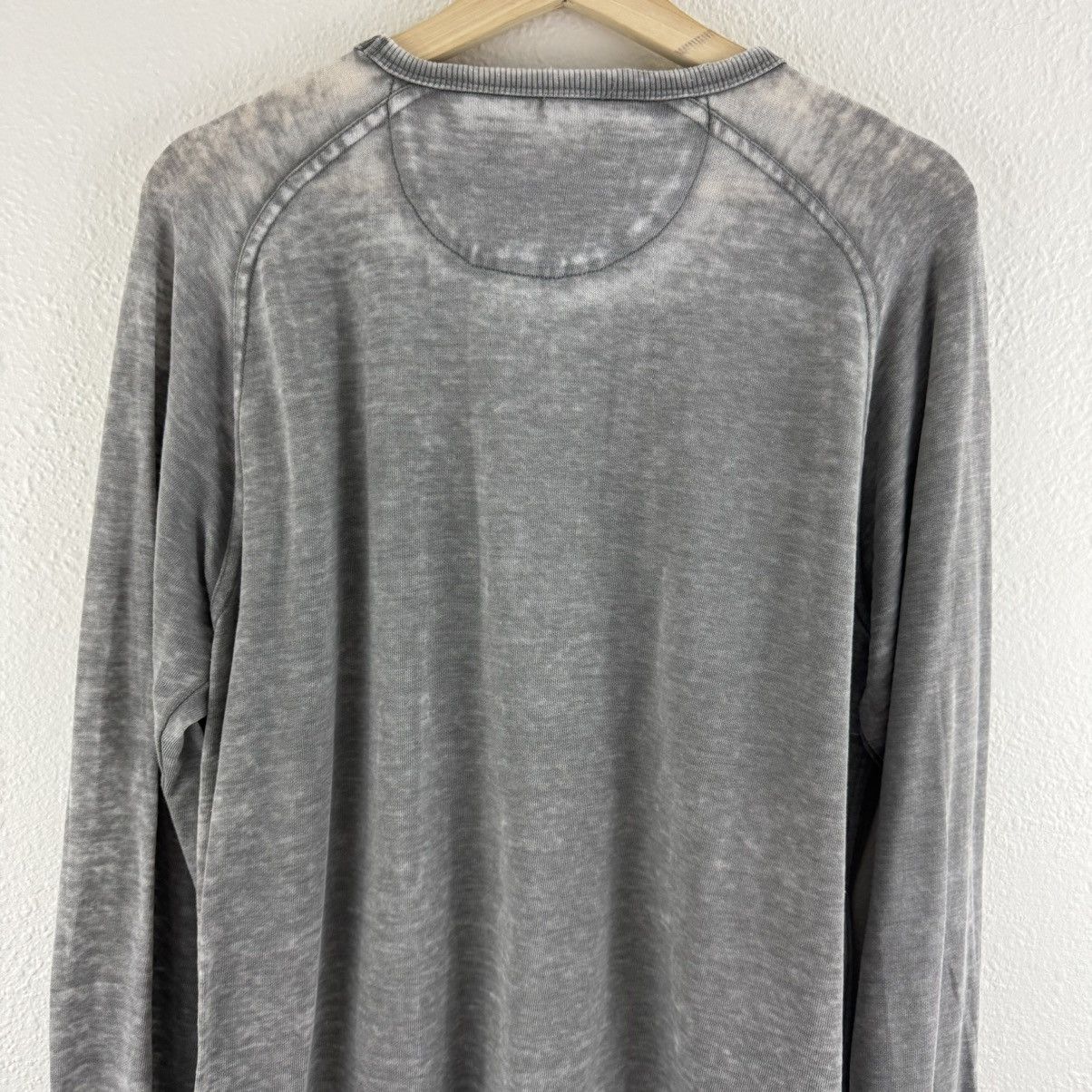 Lucky Brand LUCKY BRAND Grey Fender Skull Rock N Roll Burnout Sweatshirt Size US M / EU 48-50 / 2 - 10 Thumbnail