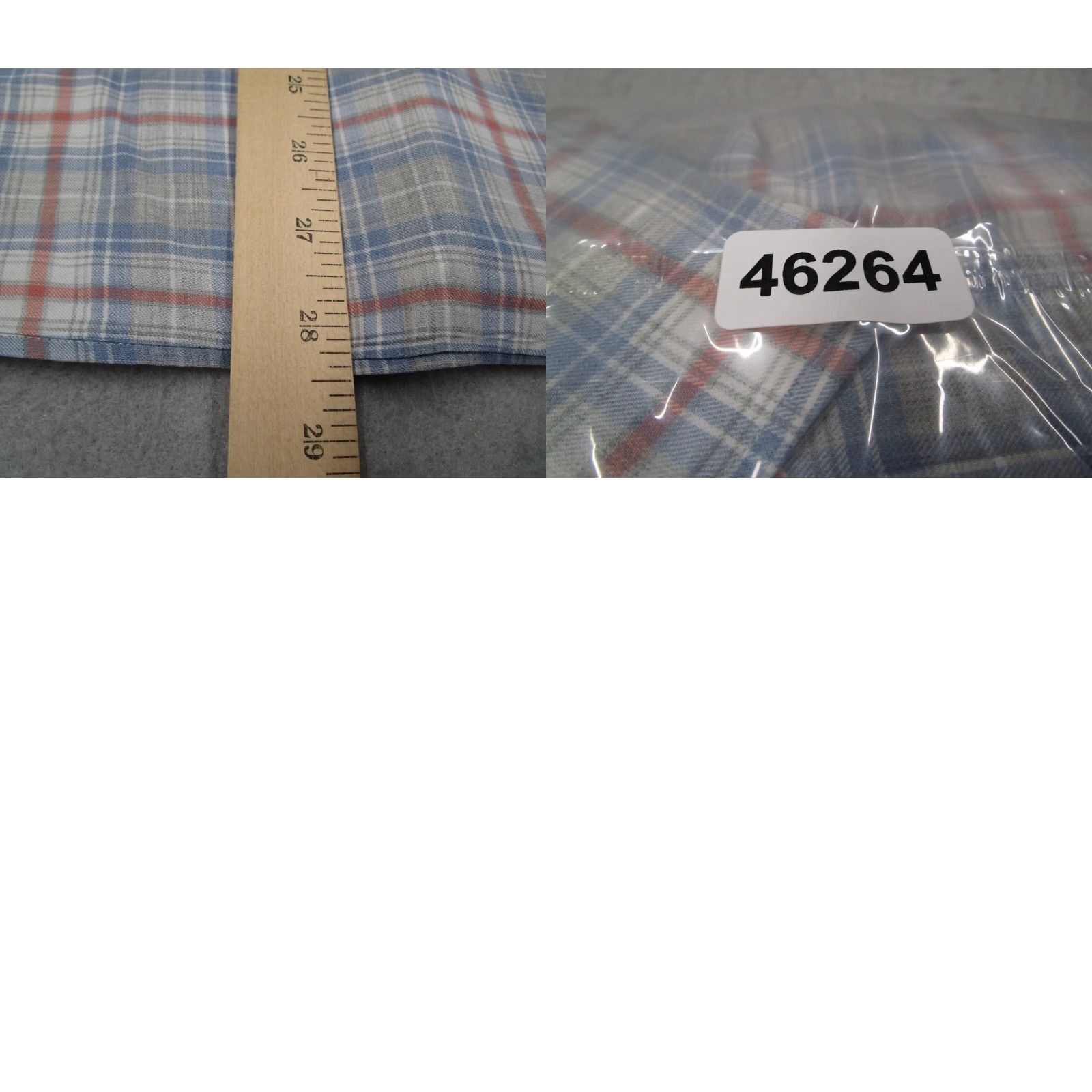 Faherty Faherty Shirt Mens M Gray Check Button-Up Long Sleeve Lightweight Casual Travel - Button-Down, Cotton, 100% Cotton, Regular Fit, Made in China Mens Size US M / EU 48-50 / 2 - 8 Thumbnail