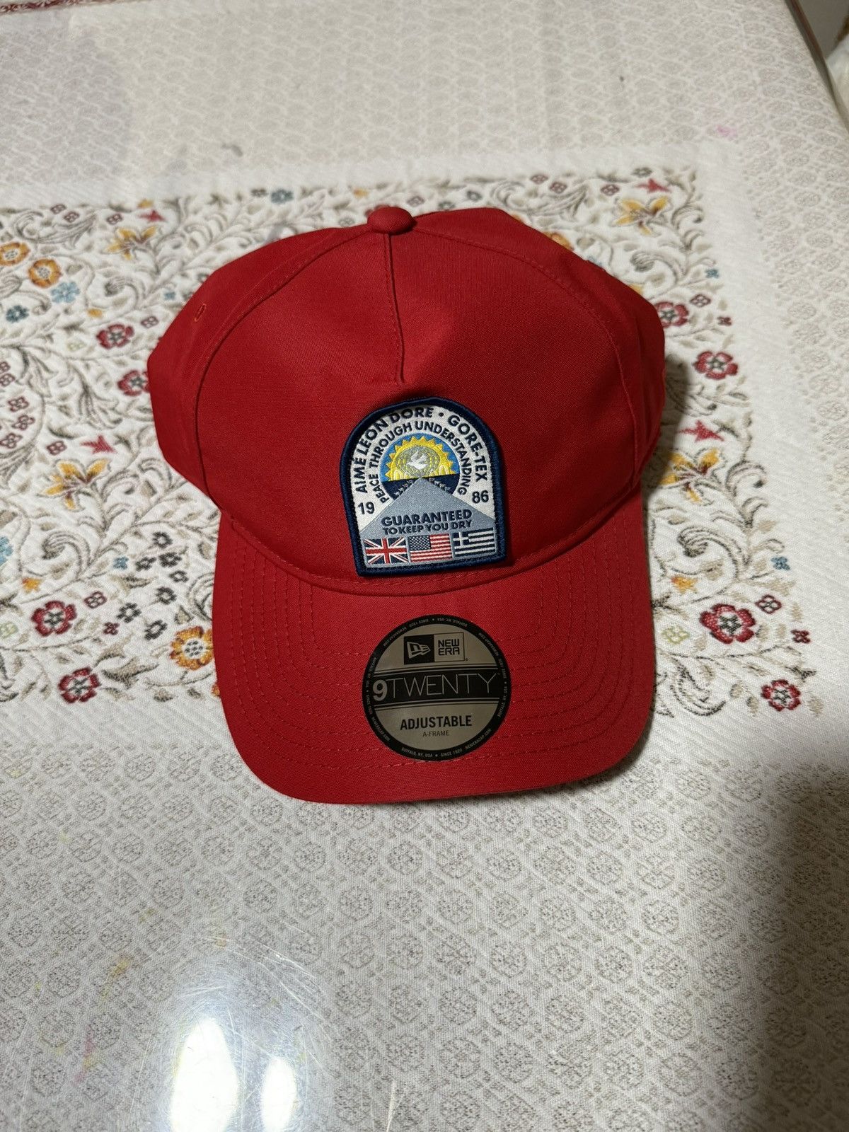 Aime Leon Dore Aime Leon Dore GORE-TEX Offshore Hat Tango Red Waterproof Size ONE SIZE - 4 Thumbnail