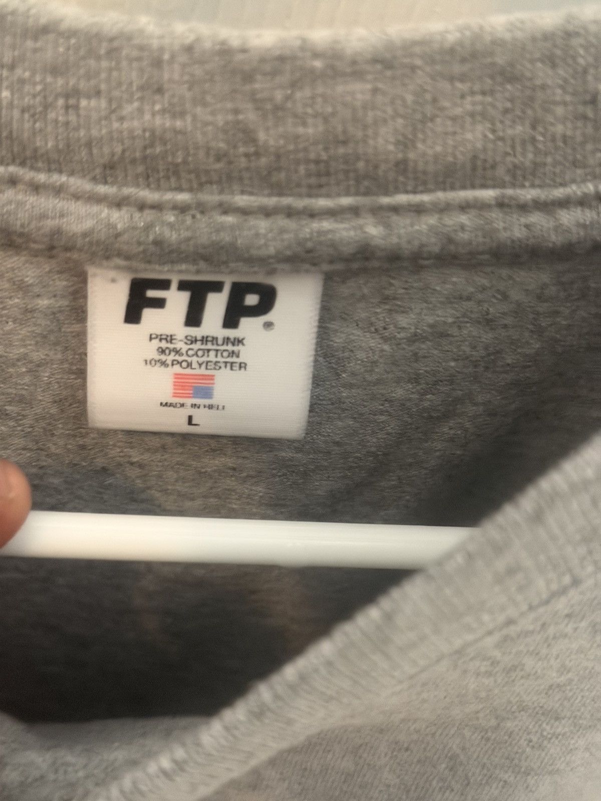 Fuck The Population Grey FTP Box Logo T-Shirt Size US L / EU 52-54 / 3 - 4 Thumbnail