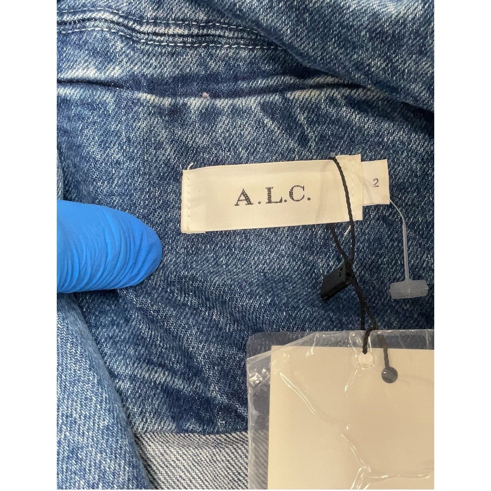 A.L.C. NWT A.L.C. - Amelia Jacket Medium Wash Blue Gold Buttons 2 Size XS / US 0-2 / IT 36-38 - 4 Thumbnail