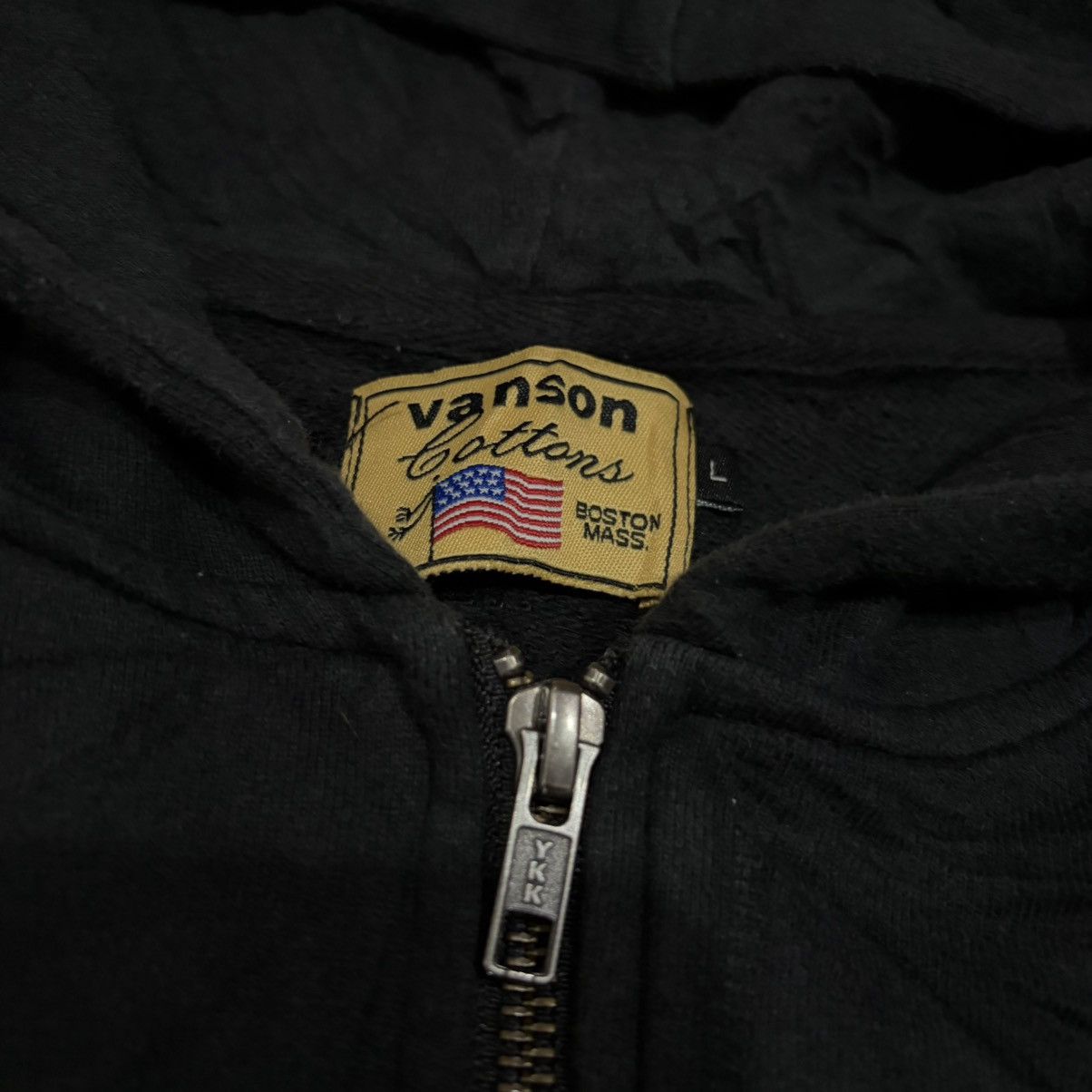 Vanson Leathers Vintage Vanson leathers skull zipper hoodie Size US L / EU 52-54 / 3 - 4 Thumbnail