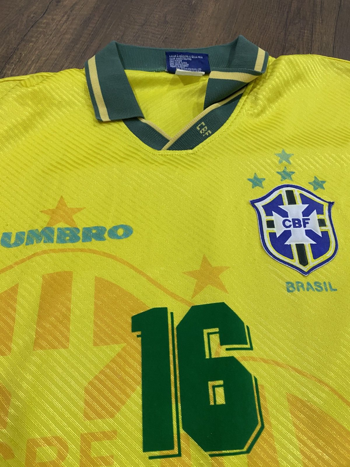 Vintage Umbro National Brazil 90's Football Jersey