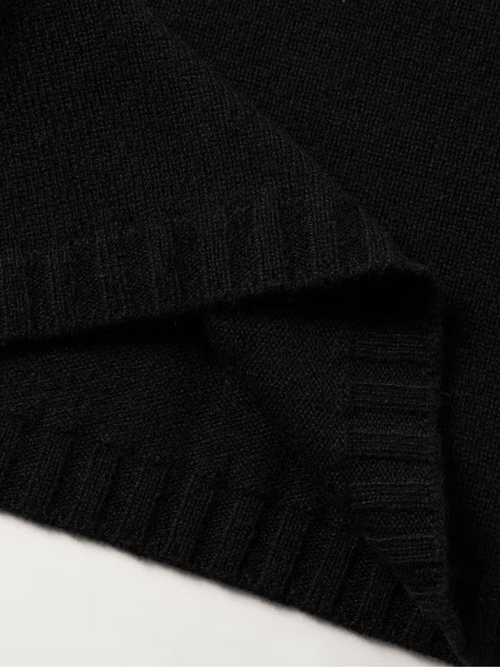 Rick Owens o1y0325 Cashmere Blend Crewneck Sweater in Black Size US M / EU 48-50 / 2 - 2 Thumbnail