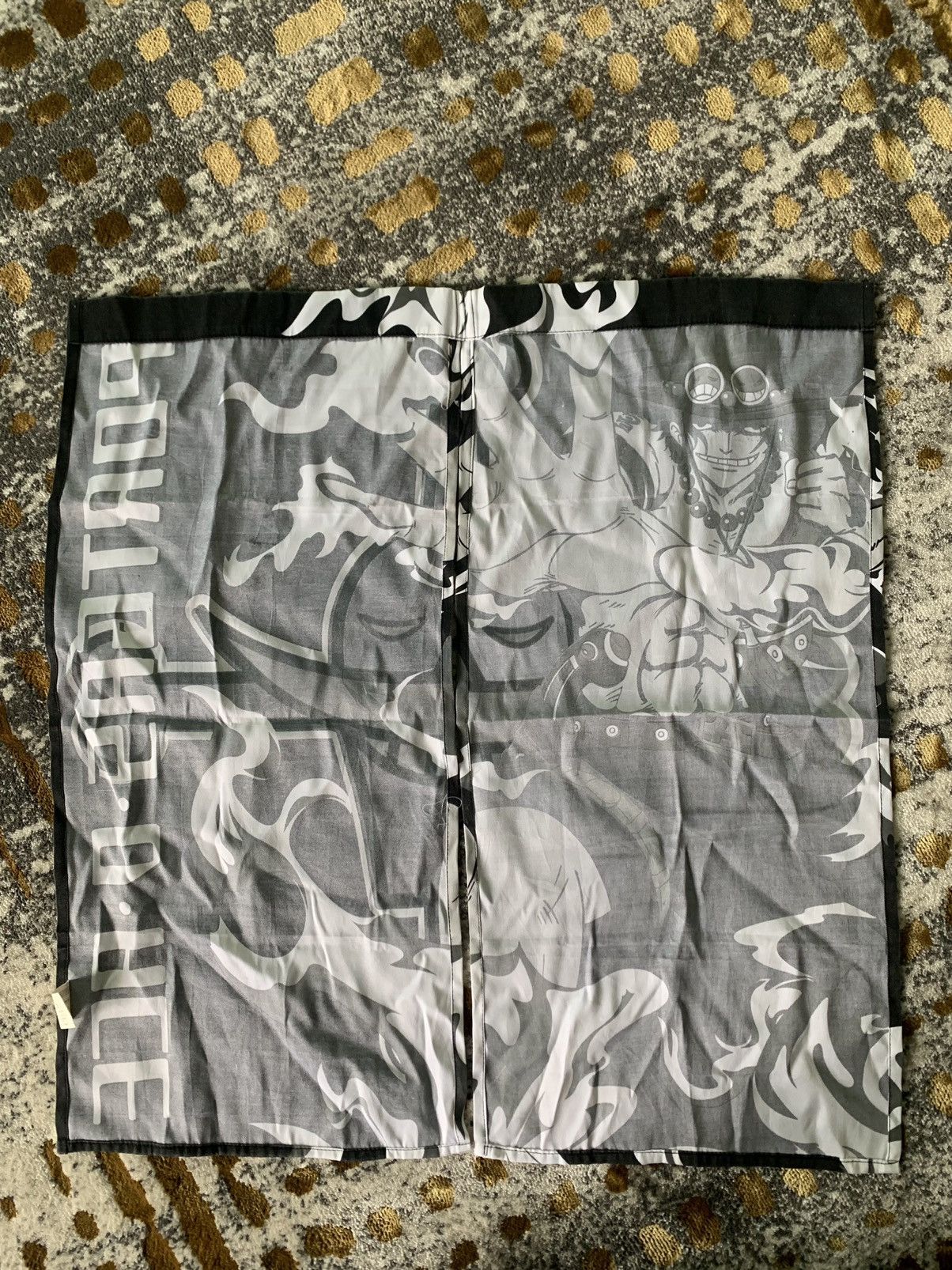 Anime One Piece Luffy Portgas D Ace Monkey D Curtain Size ONE SIZE - 6 Thumbnail