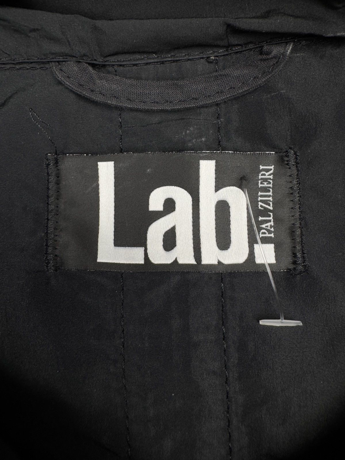 Pal Zileri Pal Zileri Lab black nylon leather multipocket hooded jacket Size US L / EU 52-54 / 3 - 13 Thumbnail