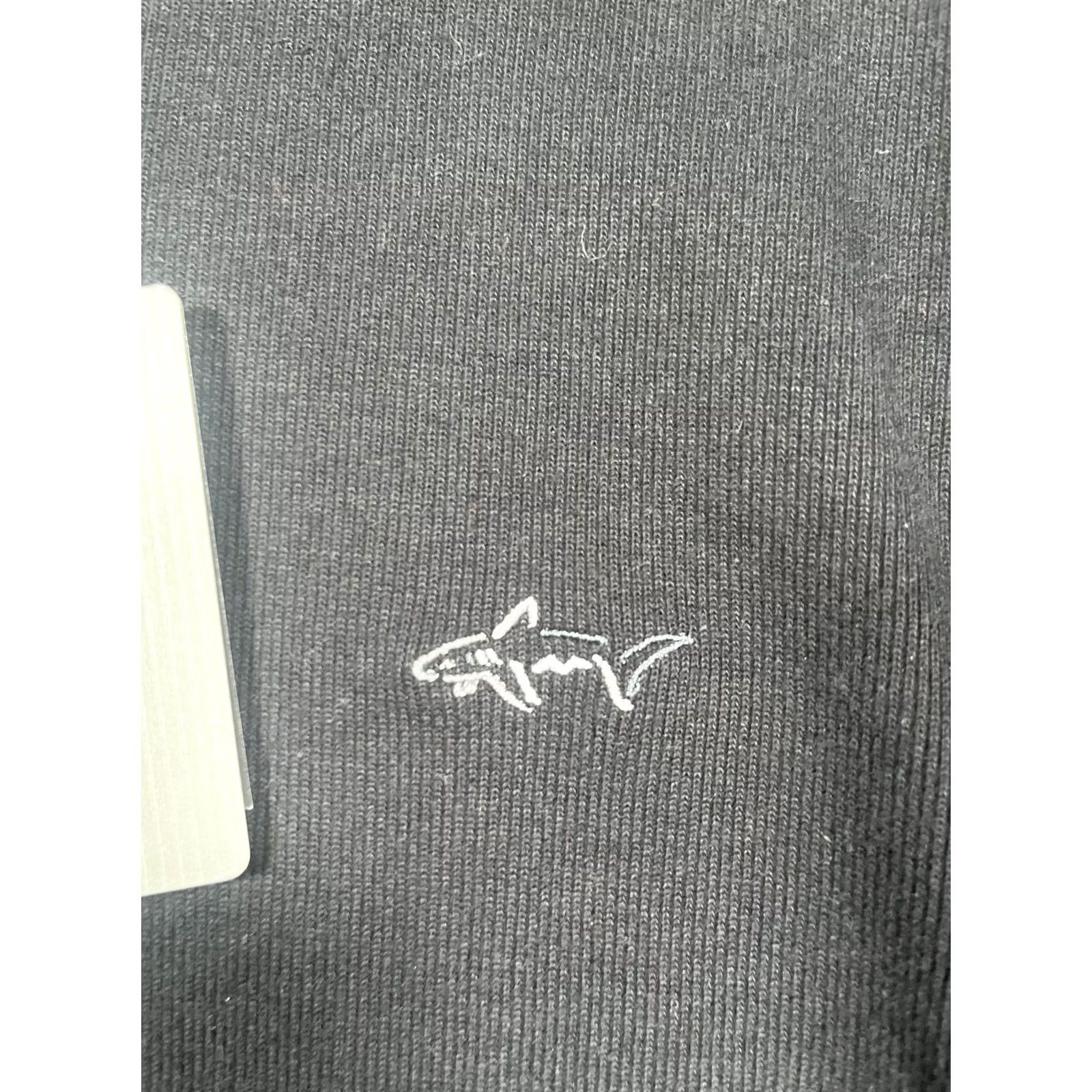 Logo 7 Greg Norman Sweatshirt Mens M Black 1/4 Zip Golf Pullover Shark Logo Knit Size US M / EU 48-50 / 2 - 6 Thumbnail