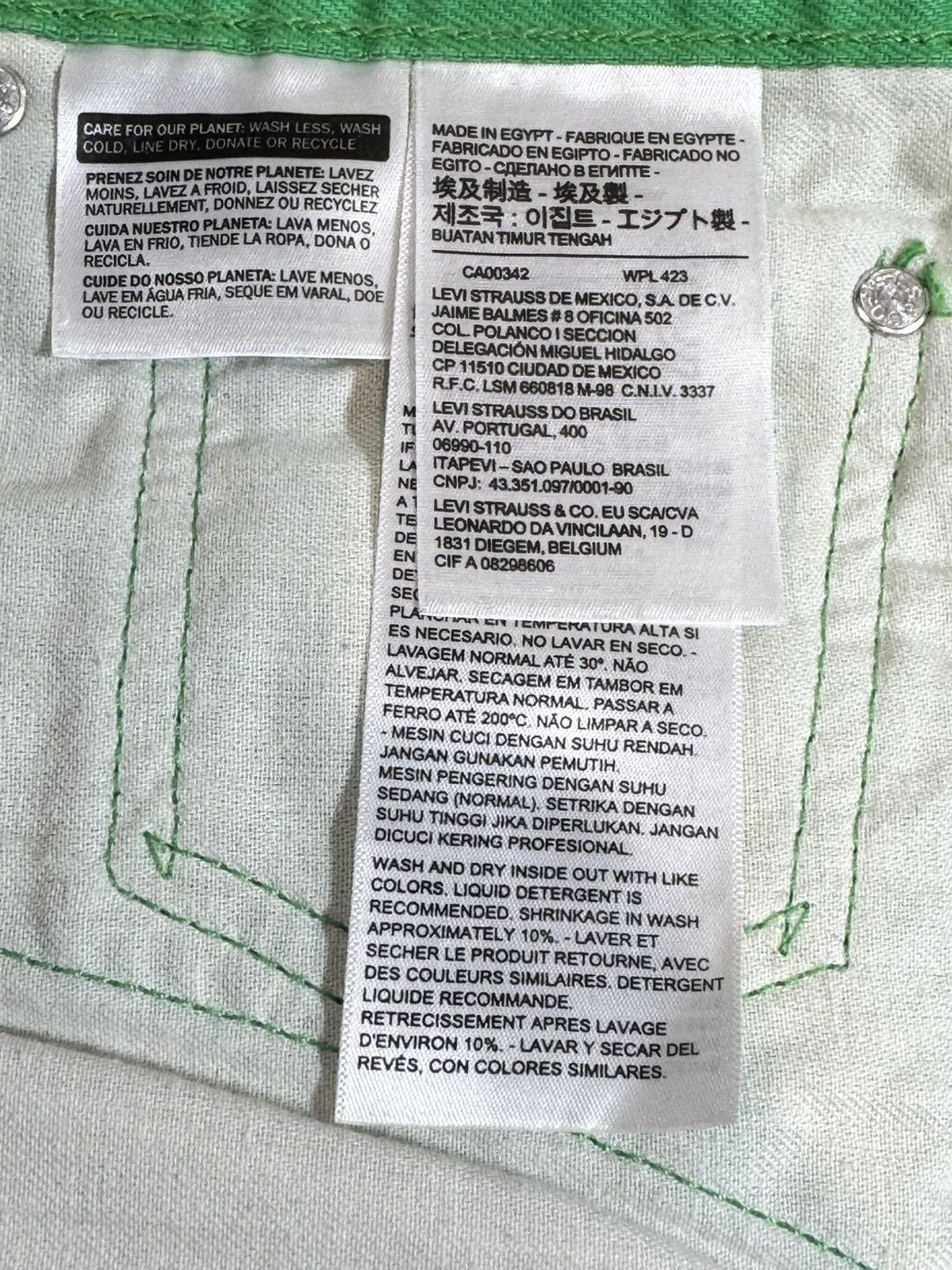 Levi's Made & Crafted × Off-White Rare Levi’s 501 EAC made in Turkey Size US 36 / EU 52 - 10 Thumbnail