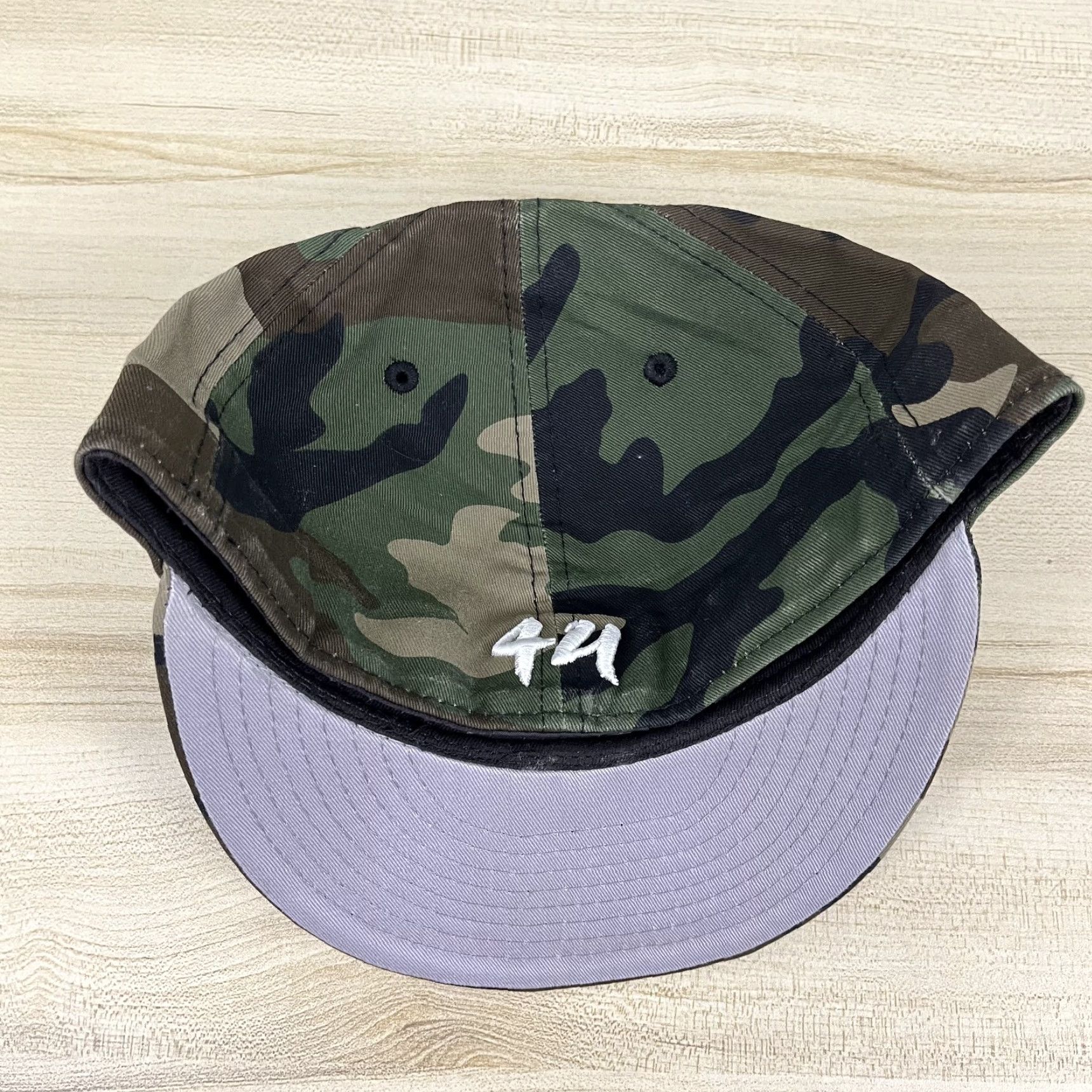 New Era New Era New York Yankees Hat Fitted 7 1/2 59Fifty 5950 Green Camo Script Mens Size ONE SIZE - 7 Thumbnail