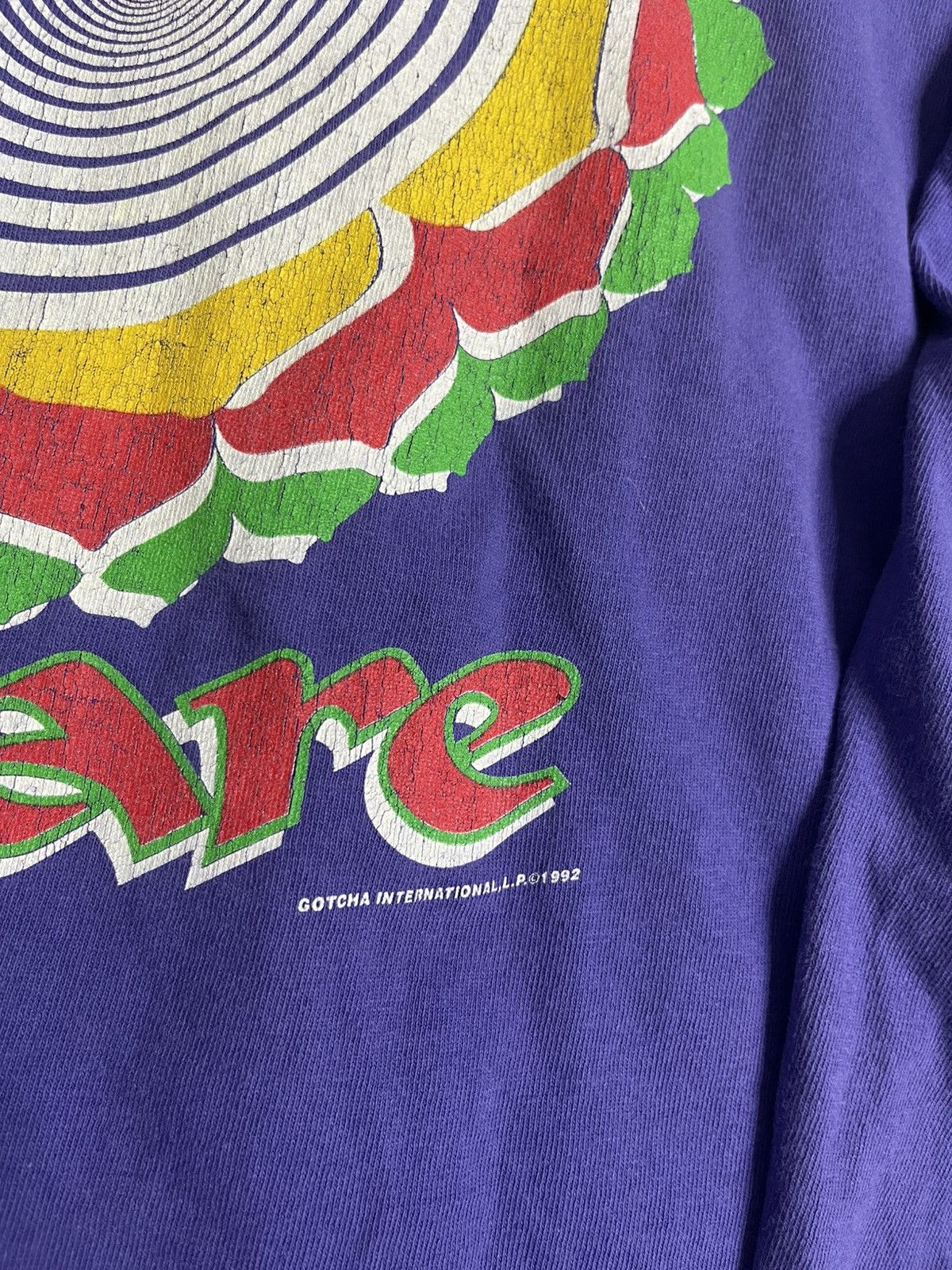 Gotcha Rare “AWARE” Gotcha Surf 90s Long Sleeve Size US L / EU 52-54 / 3 - 4 Thumbnail