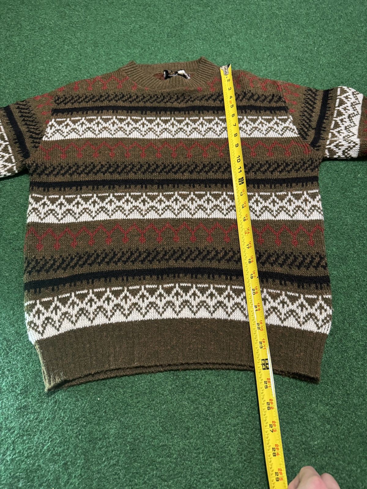 Vintage Vintage Campus Wintuck 70s Nordic Fair Isle Knit Sweater Size S / US 4 / IT 40 - 5 Thumbnail