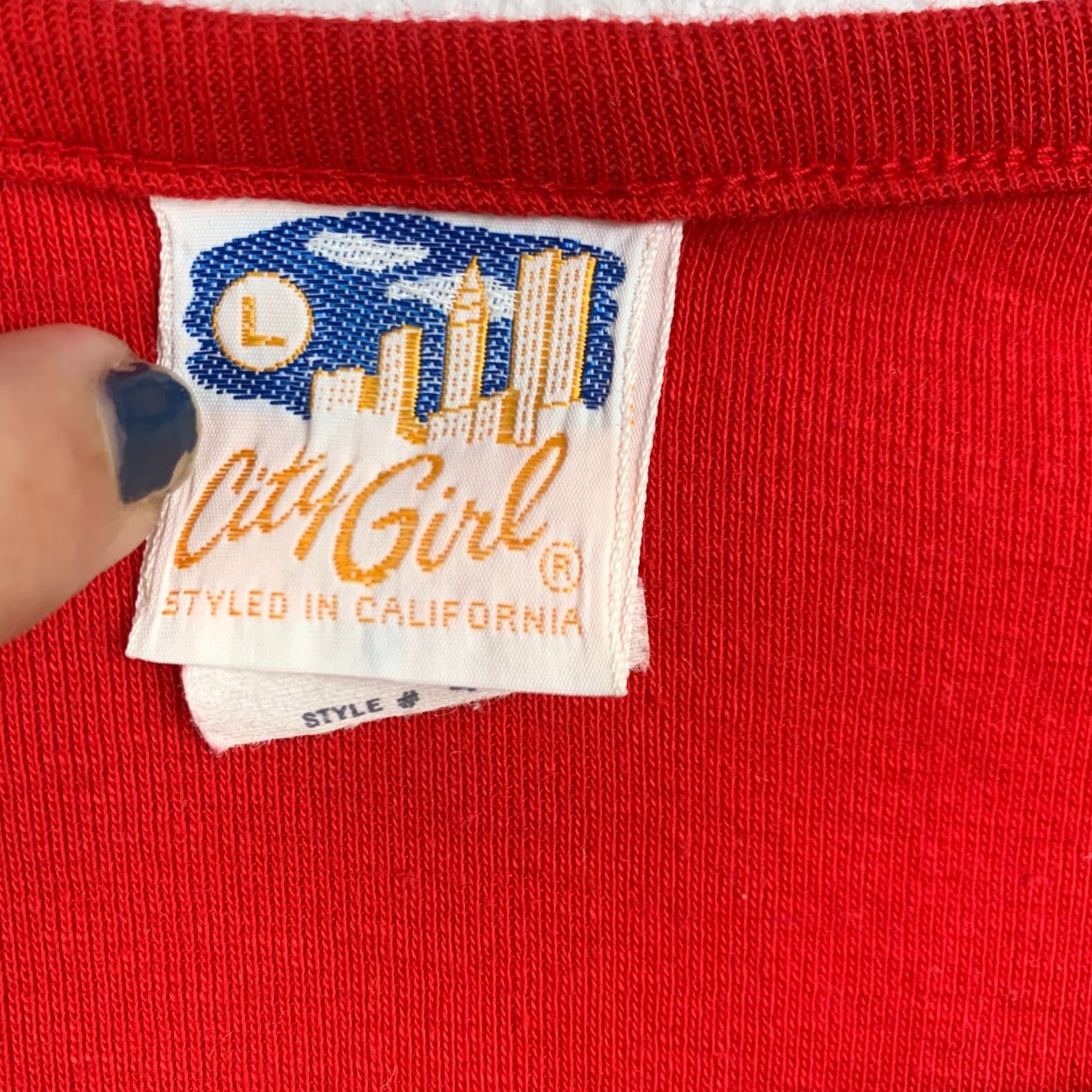 Vintage VINTAGE City Girl California Painters Palette Long Sleeve Tee Womens Large Shirt Size L / US 10 / IT 46 - 3 Thumbnail