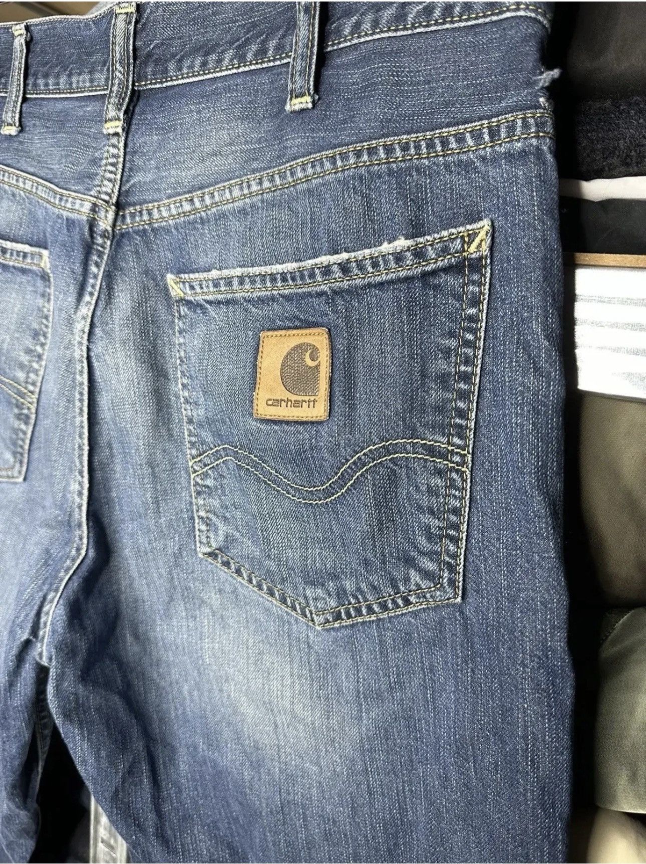 Carhartt 30/32 Carhartt Texas Denim Pants Jeans Rarest Punk Y2K Size US 30 / EU 46 - 3 Thumbnail