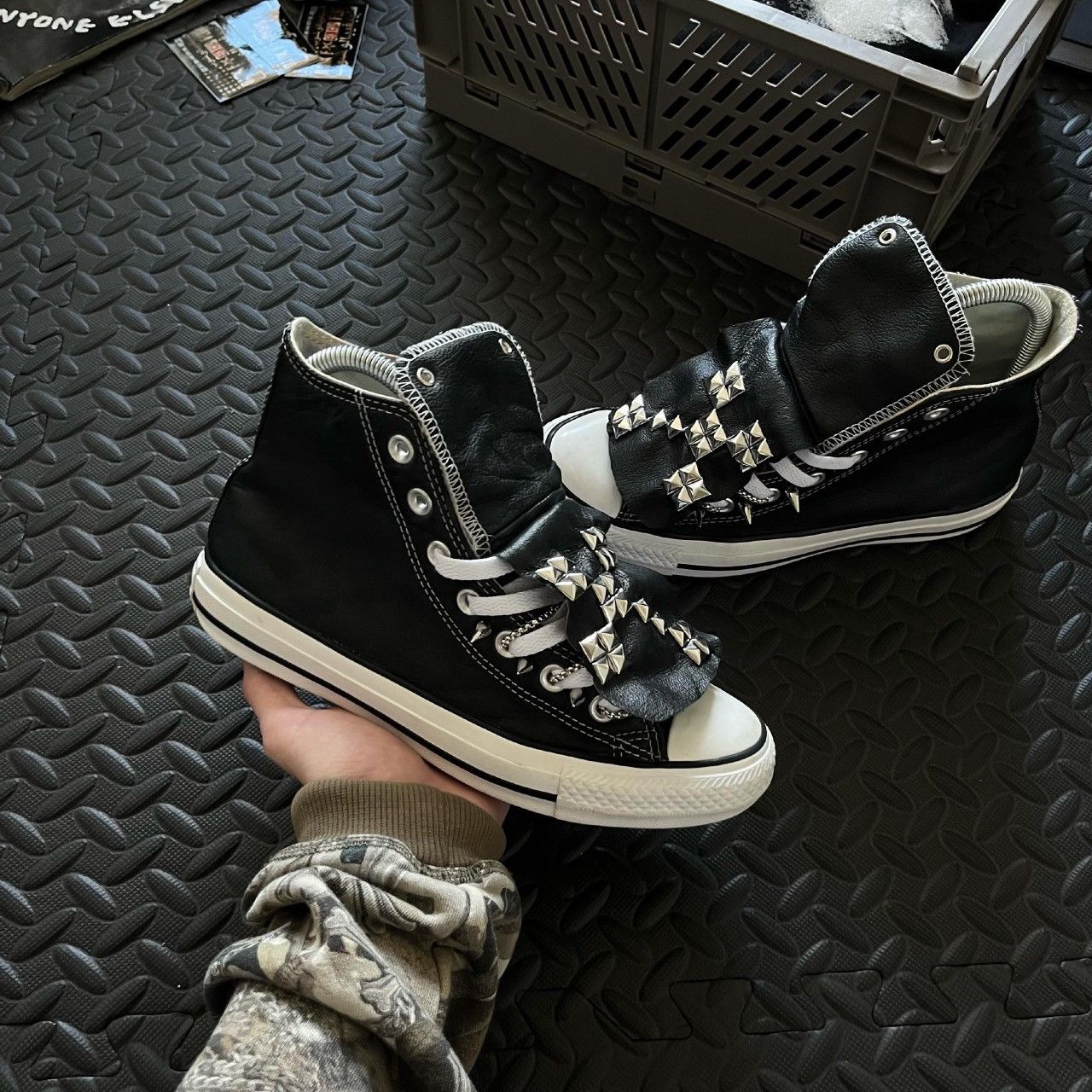 Converse Y2K CUSTOM LEATHER CONVERSE SIZE 37 Size US 6 / IT 36 - 2 Thumbnail