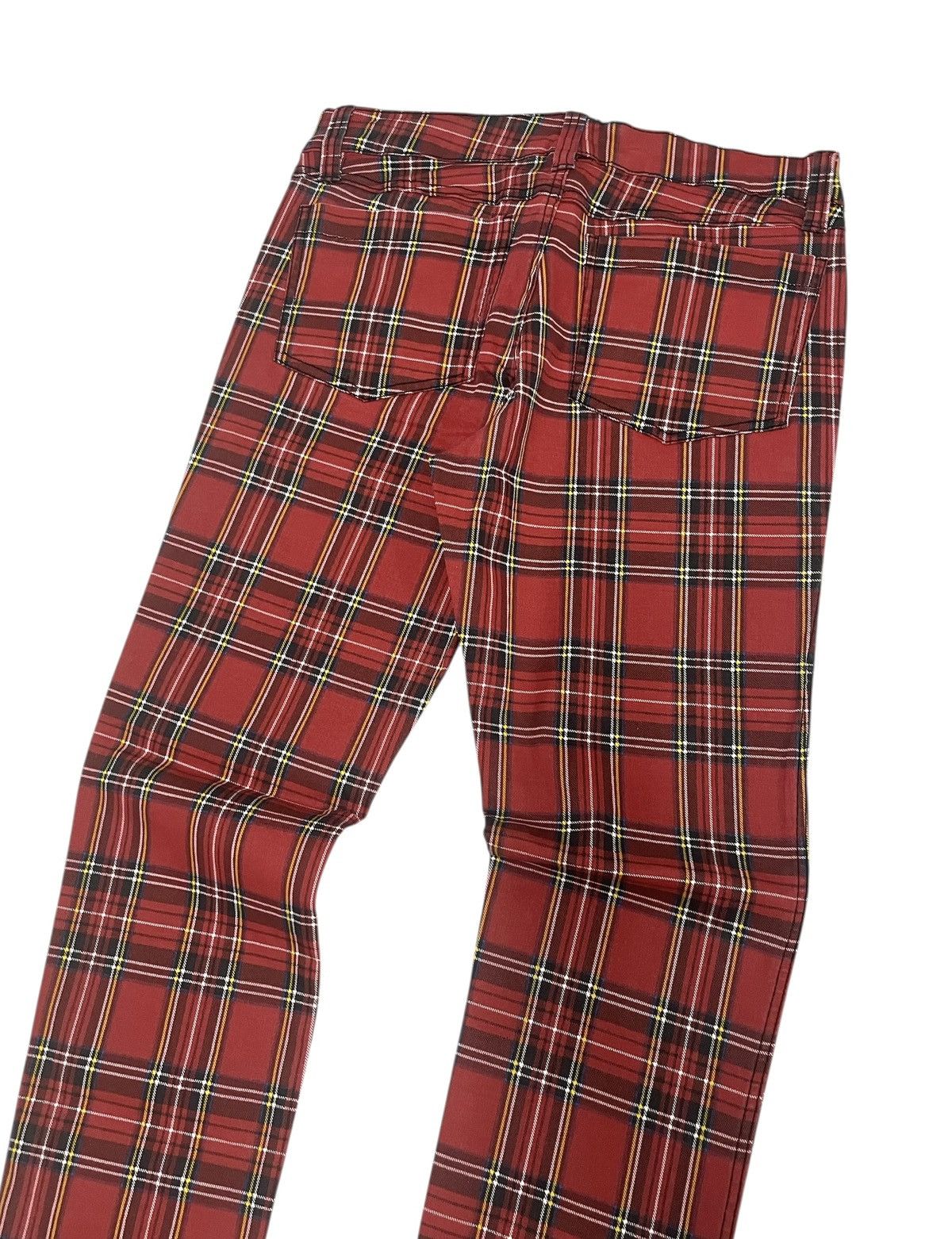Tripp NYC (NWT) TrippNyc Rockers Red Tartan Plaid Pants Size US 32 / EU 48 - 5 Thumbnail