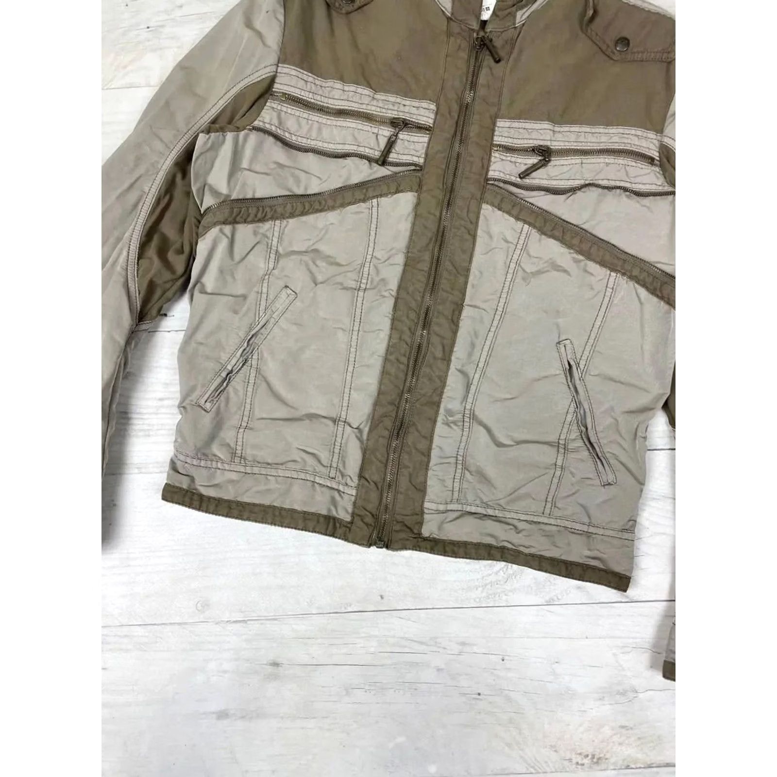 Just Cavalli VINTAGE Just Cavalli Jacket Beige 90s Luxury Y2K Men Size 48 Size US M / EU 48-50 / 2 - 3 Thumbnail