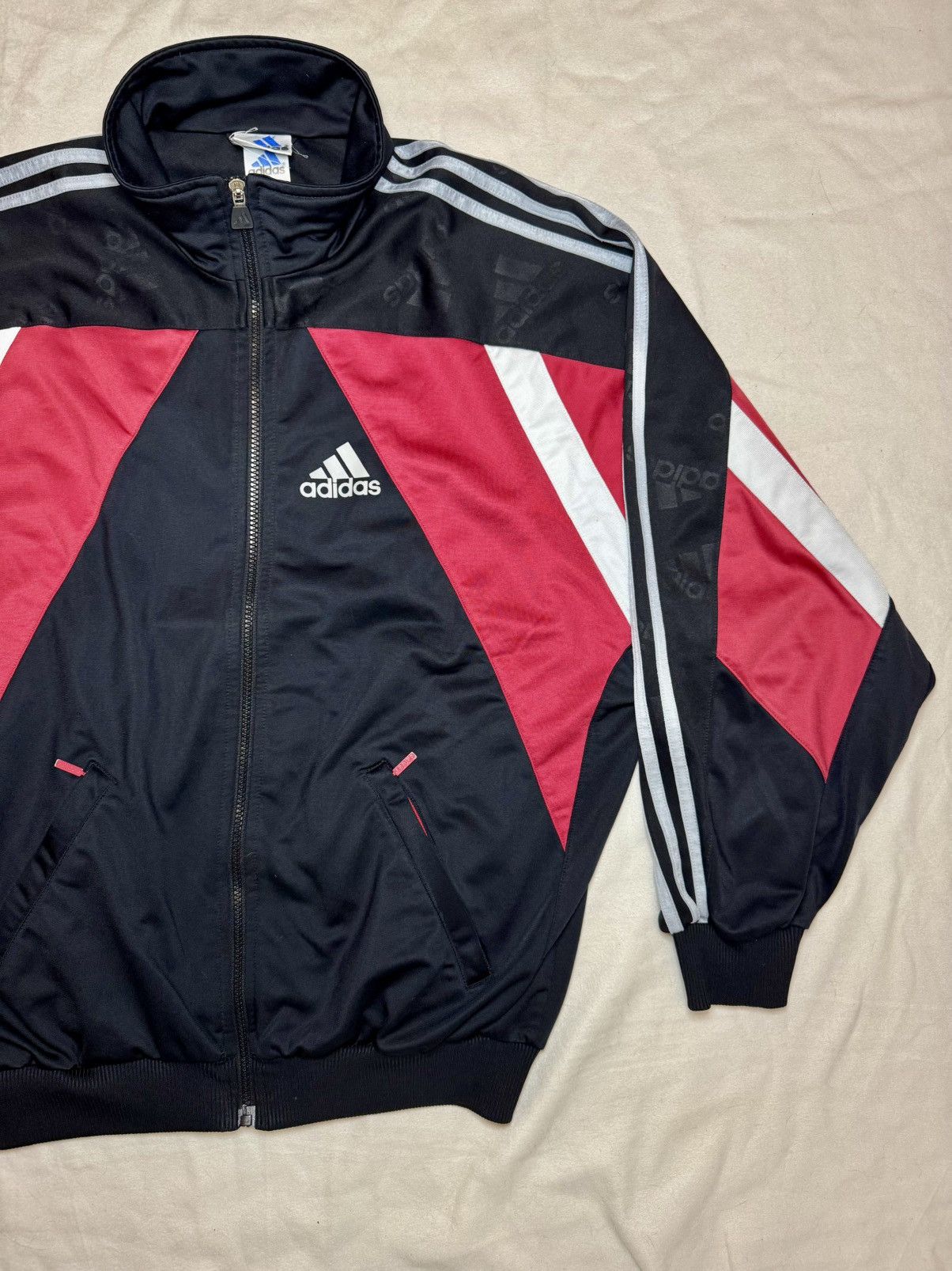 Adidas Felpa full zip adidas vintage tg. M Size US M / EU 48-50 / 2 - 1 Thumbnail