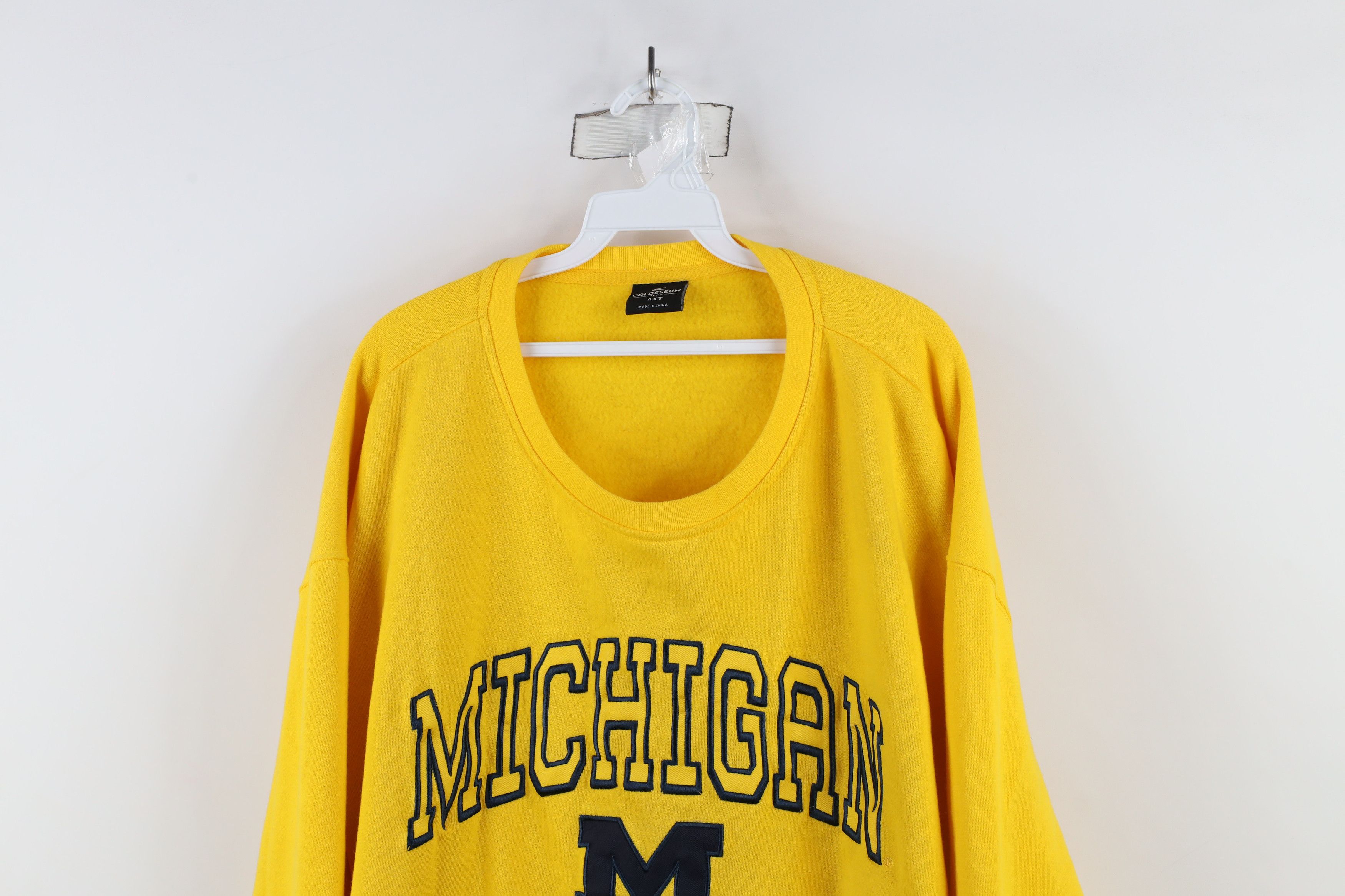 Vintage Vintage Go Blue University of Michigan Crewneck Sweatshirt Size US XXL / EU 58 / 5 - 2 Thumbnail