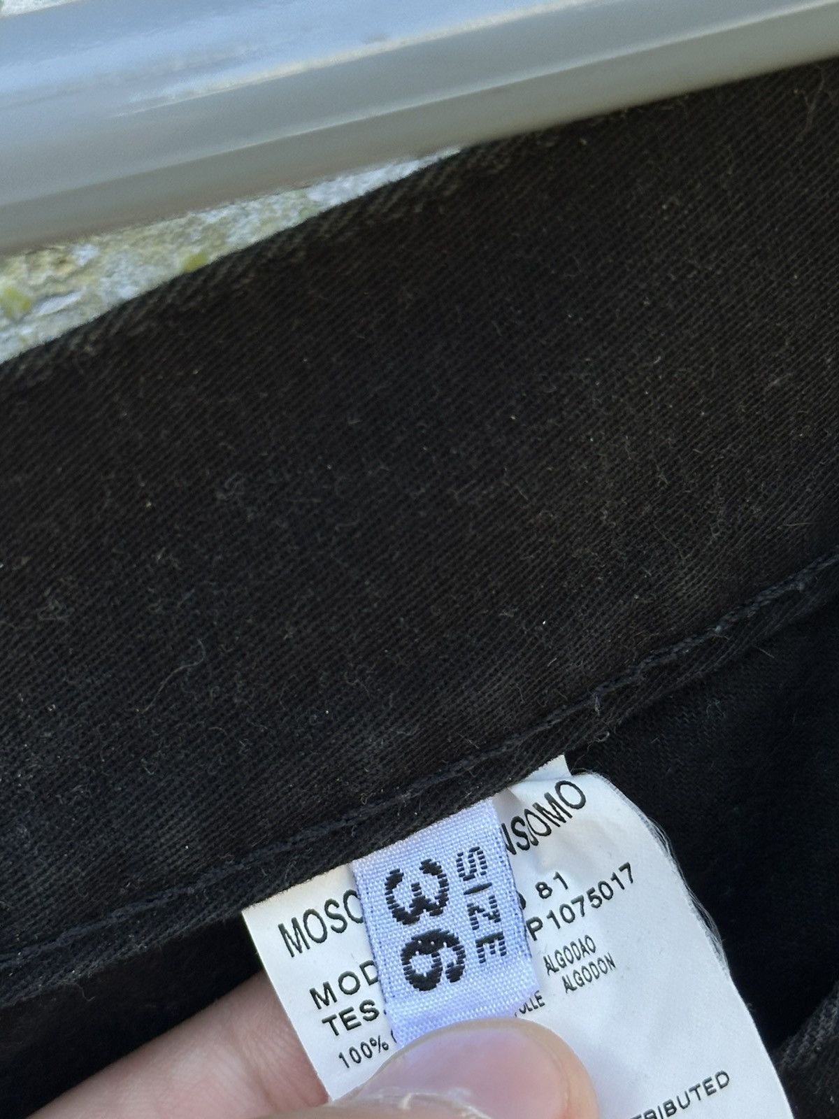 Japanese Brand × Moschino Moschino Jeans Co. Uomo Peace PantsBlack Italy Lamp Size W36 Size US 36 / EU 52 - 8 Thumbnail