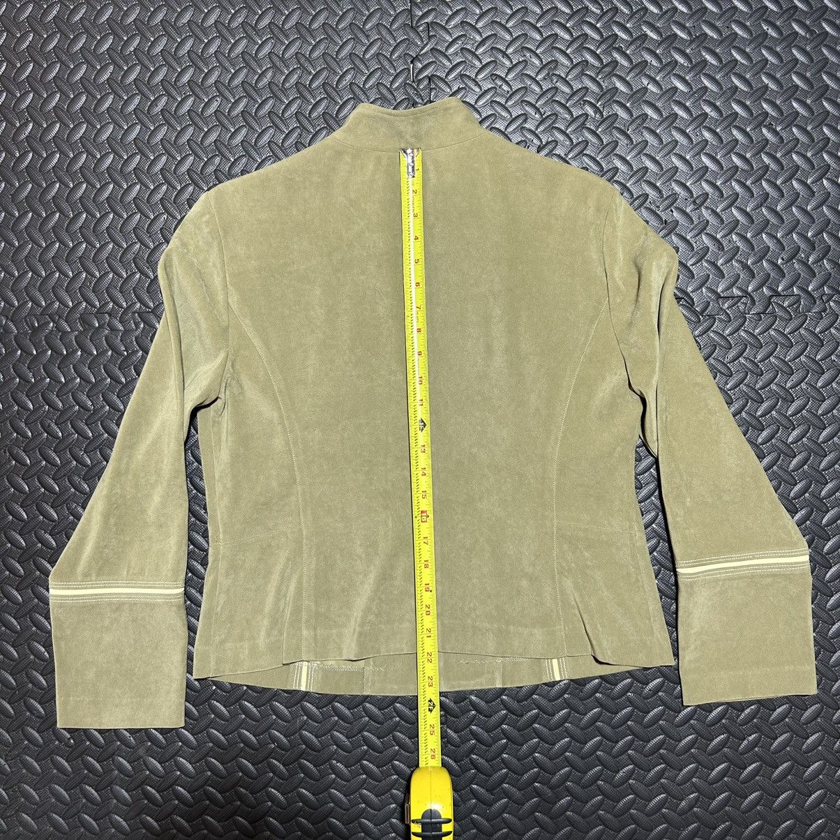 Designer × Other Norton McNaughton Jacket Womens 12 Green Zip Up Stretch Size XL / US 12-14 / IT 48-50 - 9 Thumbnail