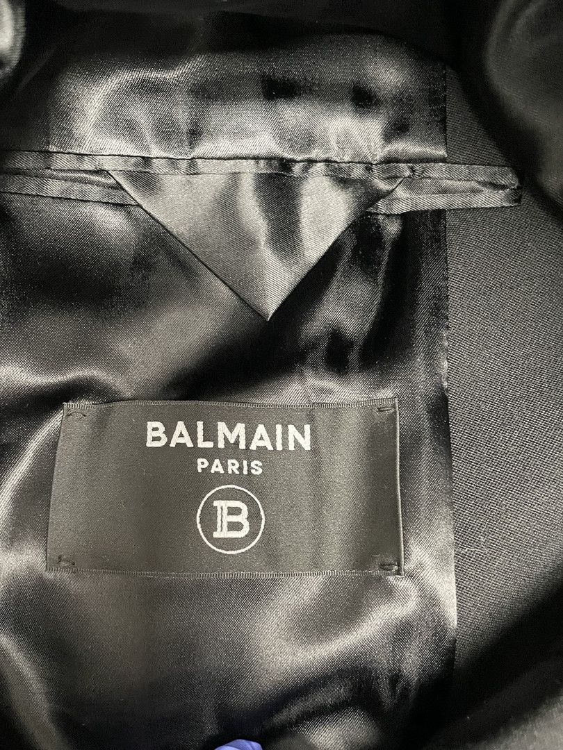 Balmain BALMAIN Mens Single Breasted Blazer Size US L / EU 52-54 / 3 - 11 Thumbnail