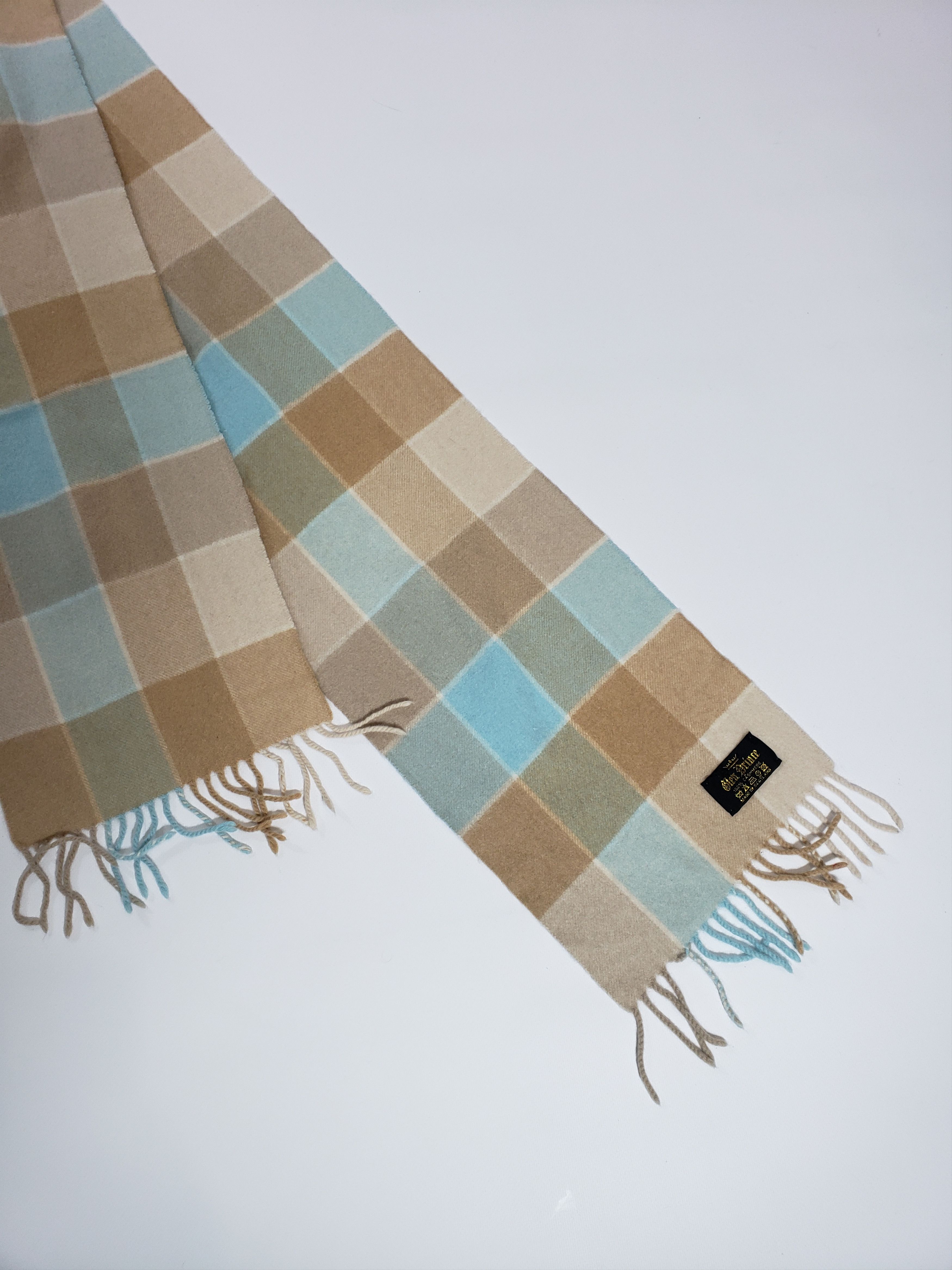 Other Glen Prince 100% CASHMERE Checkred Scarf made Scotland Size ONE SIZE - 5 Thumbnail