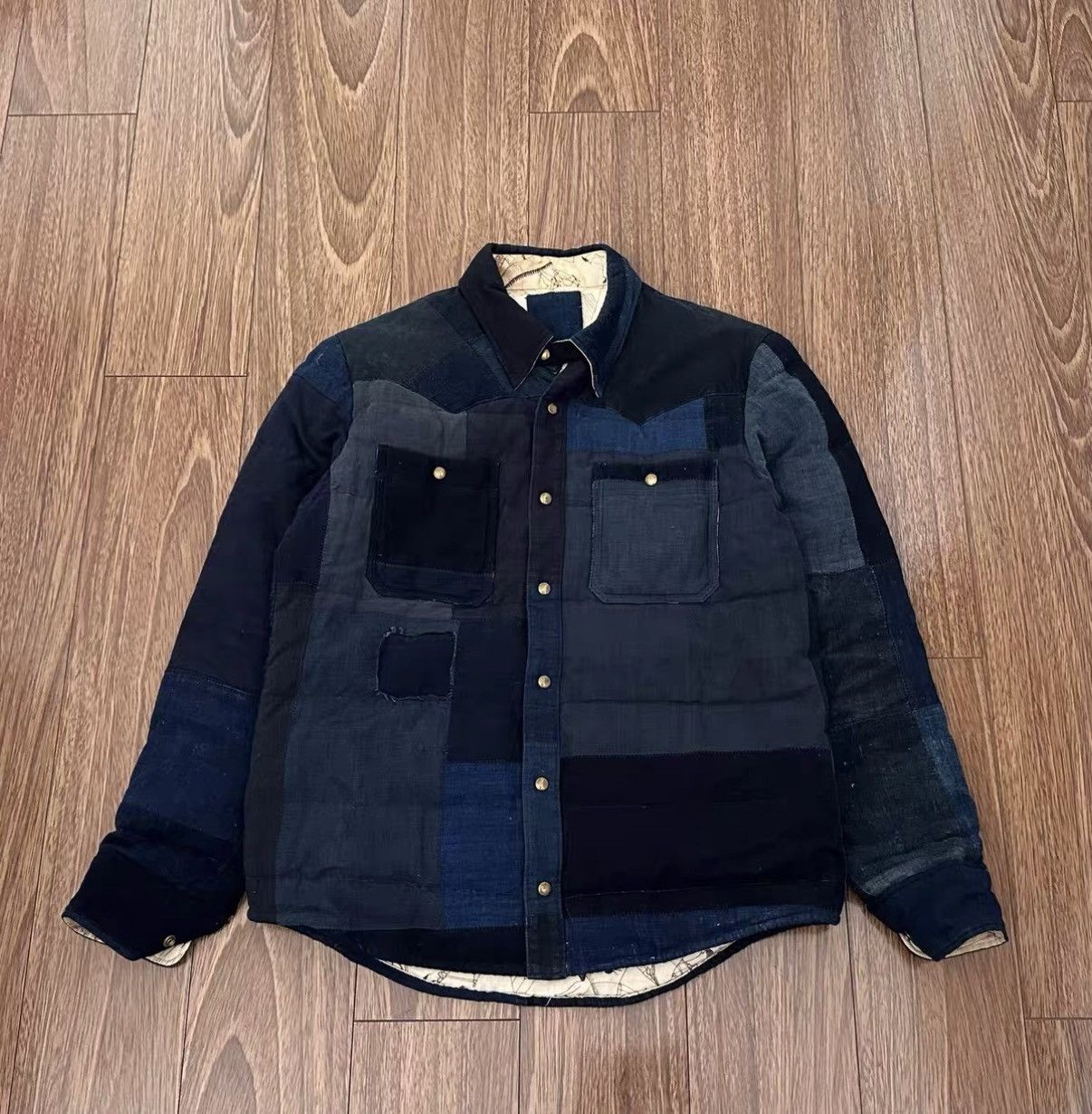 Visvim VISVIM ICT KERCHIEF DOWN JKT KOFU Vintage fabric down jacket Size US M / EU 48-50 / 2 - 1 Thumbnail