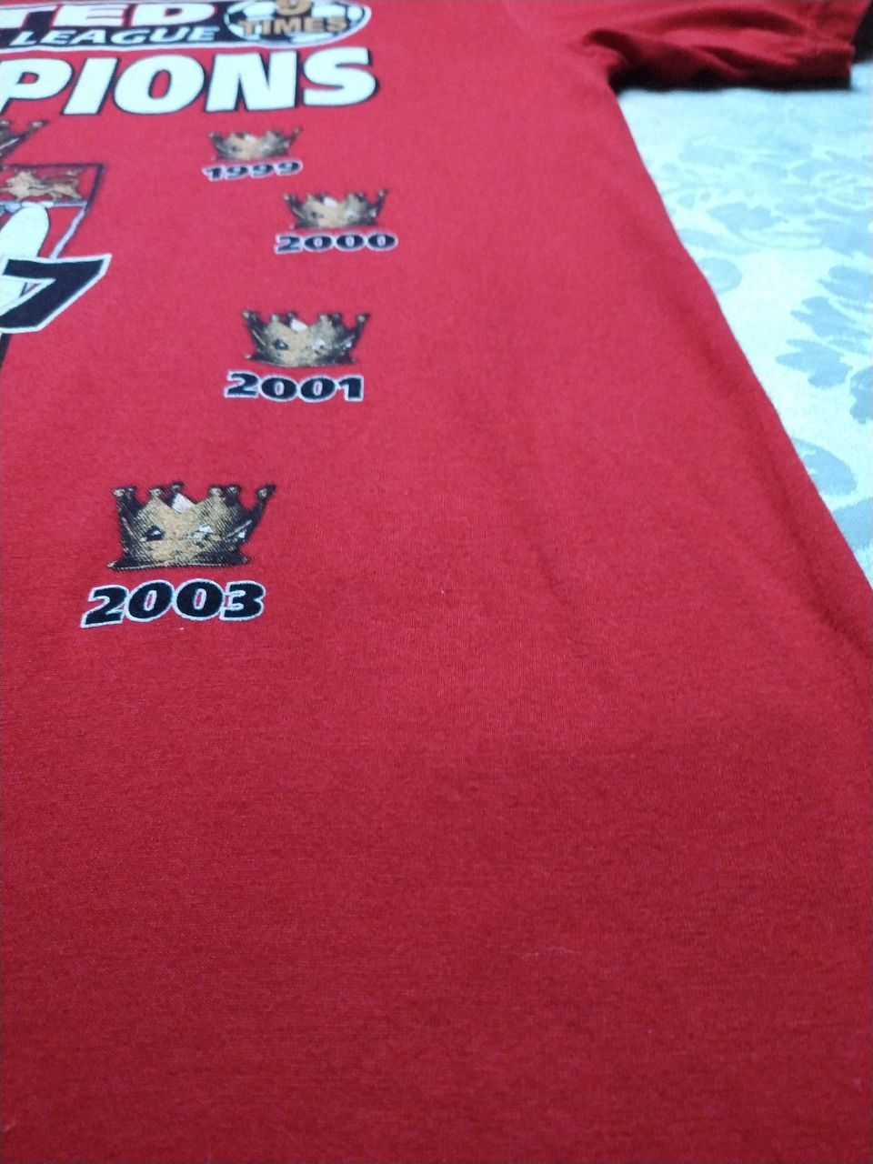 Vintage Manchester United Premier League Champ 2007 football jersey Size US S / EU 44-46 / 1 - 4 Thumbnail
