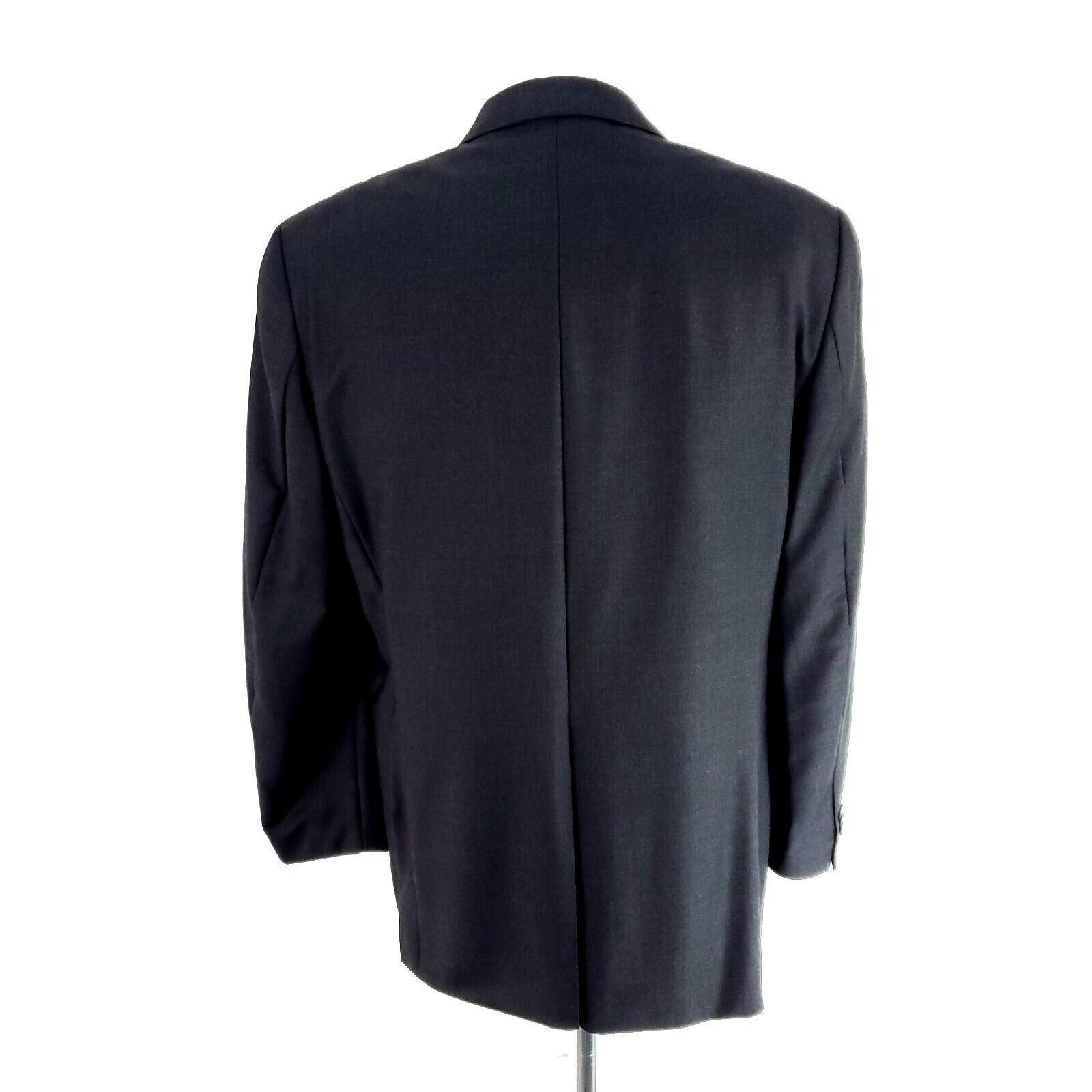 Pierre Cardin Pierre Cardin Super 120s Wool 3 Button Suit Jacket 40R Gray Size 40R - 5 Thumbnail