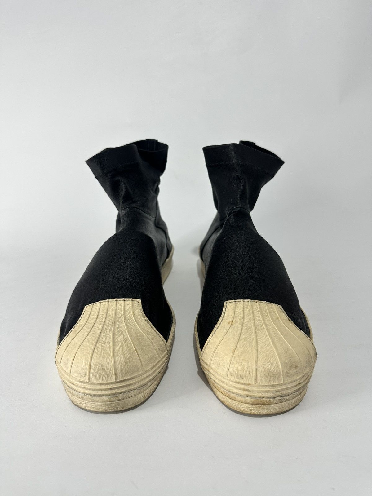 Adidas × Rick Owens Rick Owens x Adidas SS15 Faun Leather Sneakers Size US 9.5 / EU 42-43 - 3 Thumbnail
