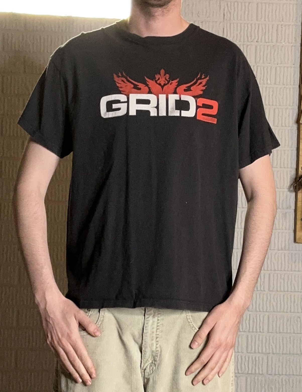 Vintage Vintage Grid 2 Racing Promo Gaming T Shirt Size US XL / EU 56 / 4 - 1 Thumbnail