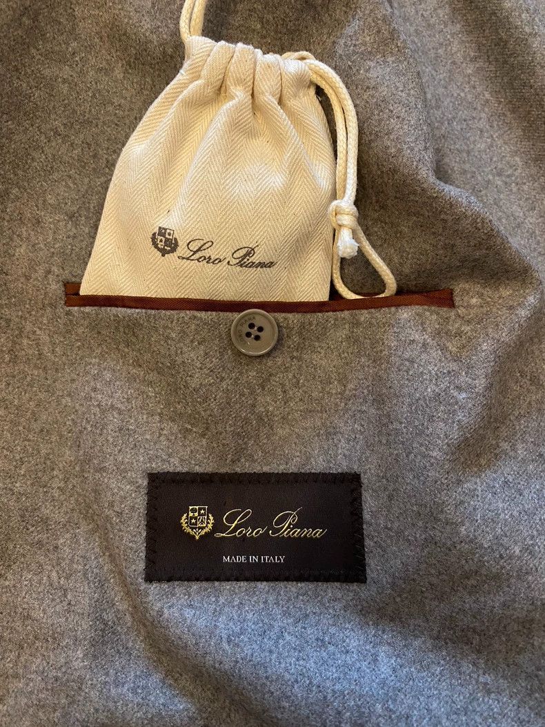 Loro Piana LORO PIANA Double pleated cashmere suit Size 50L - 9 Thumbnail