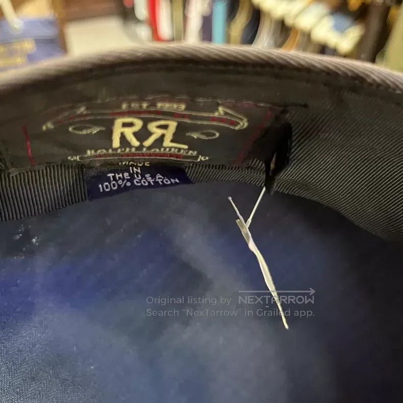 RRL Ralph Lauren RRL Ralph Lauren Original year American-made leather cap w Size ONE SIZE - 7 Thumbnail