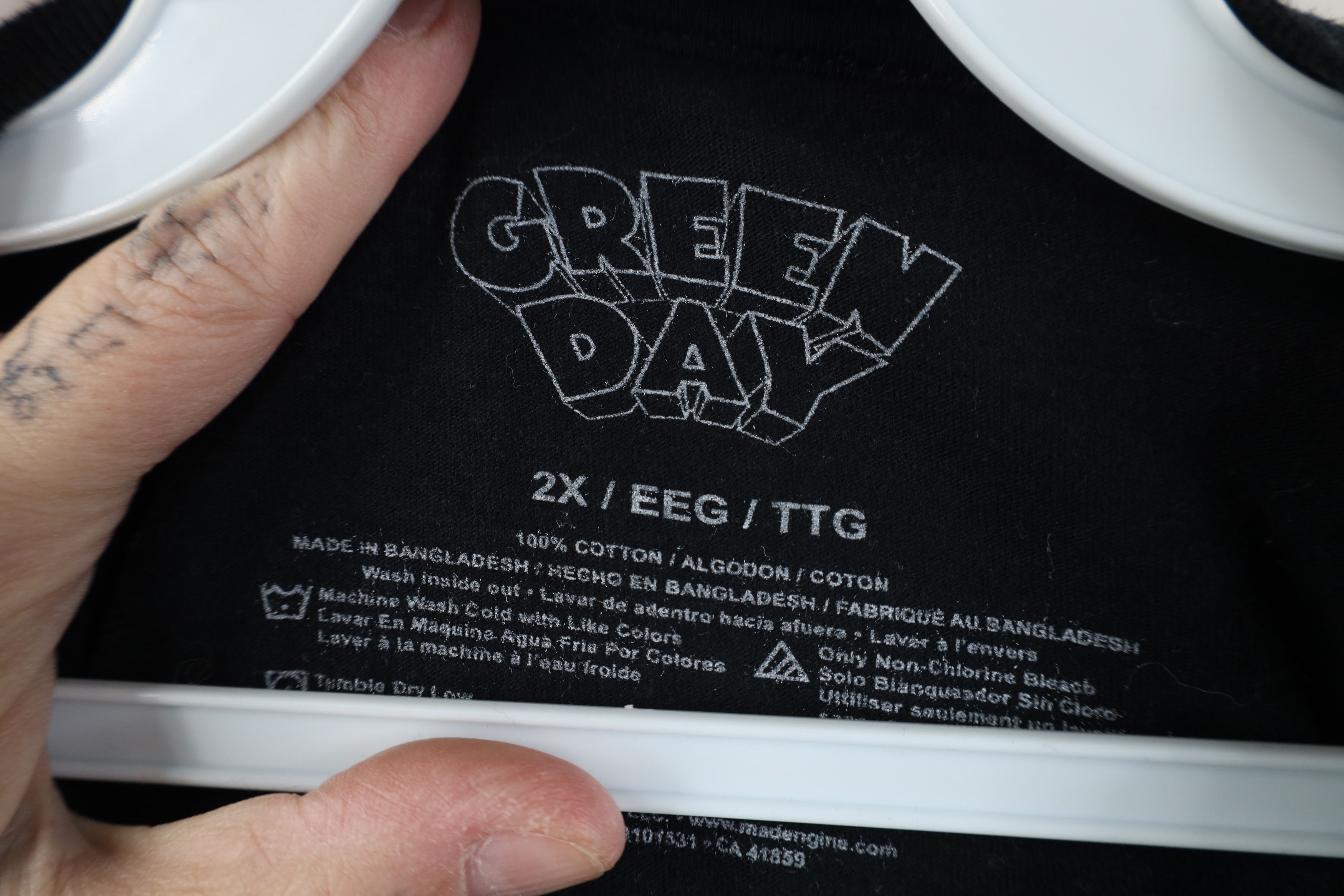 Vintage Retro Y2K Dookie Green Day Band Short Sleeve T-Shirt Black Size US XXL / EU 58 / 5 - 11 Thumbnail