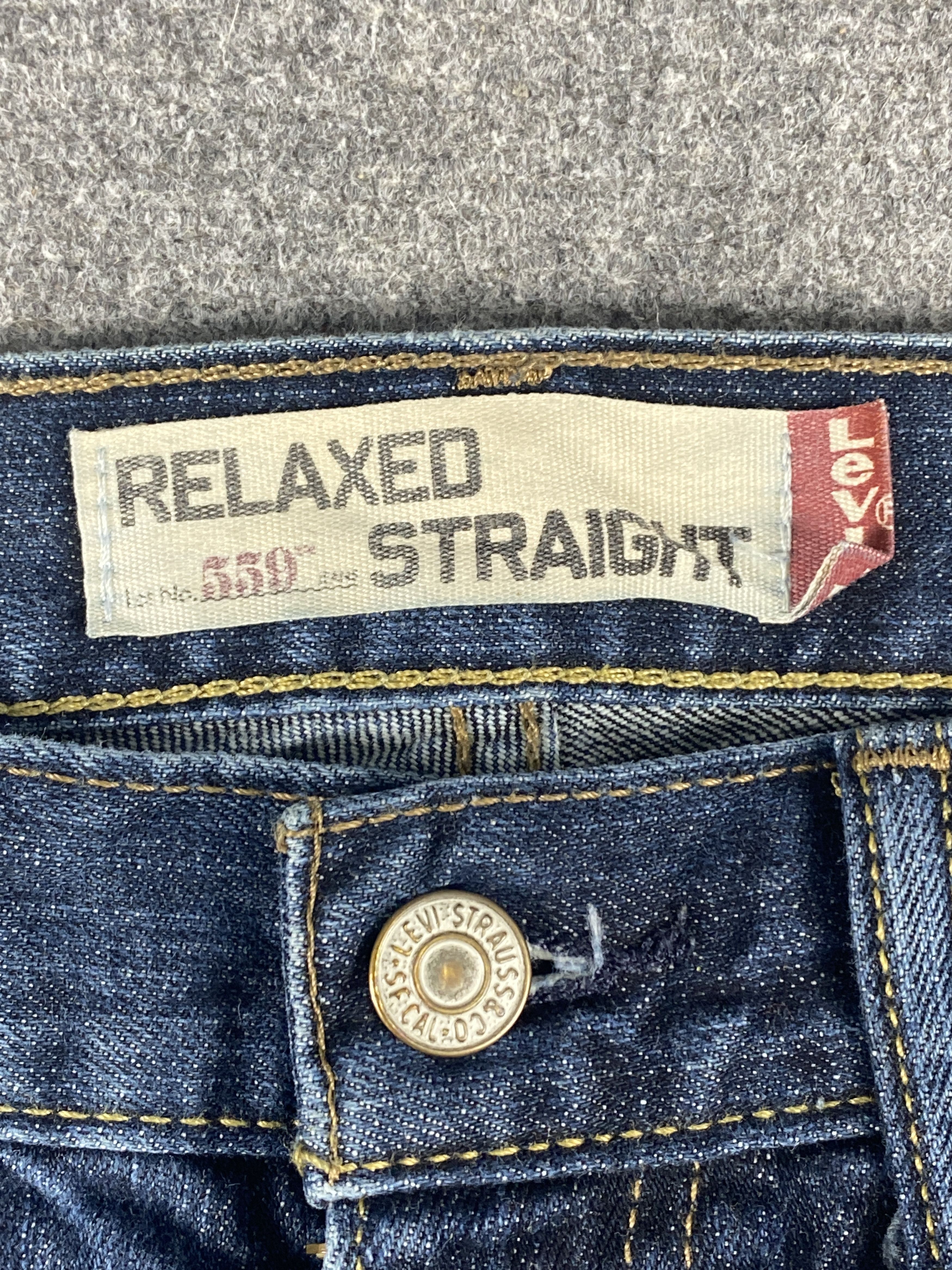 Levi's Vintage Levis 559 Faded Blue Jeans 32x31.5 S0002 Size US 32 / EU 48 - 8 Thumbnail