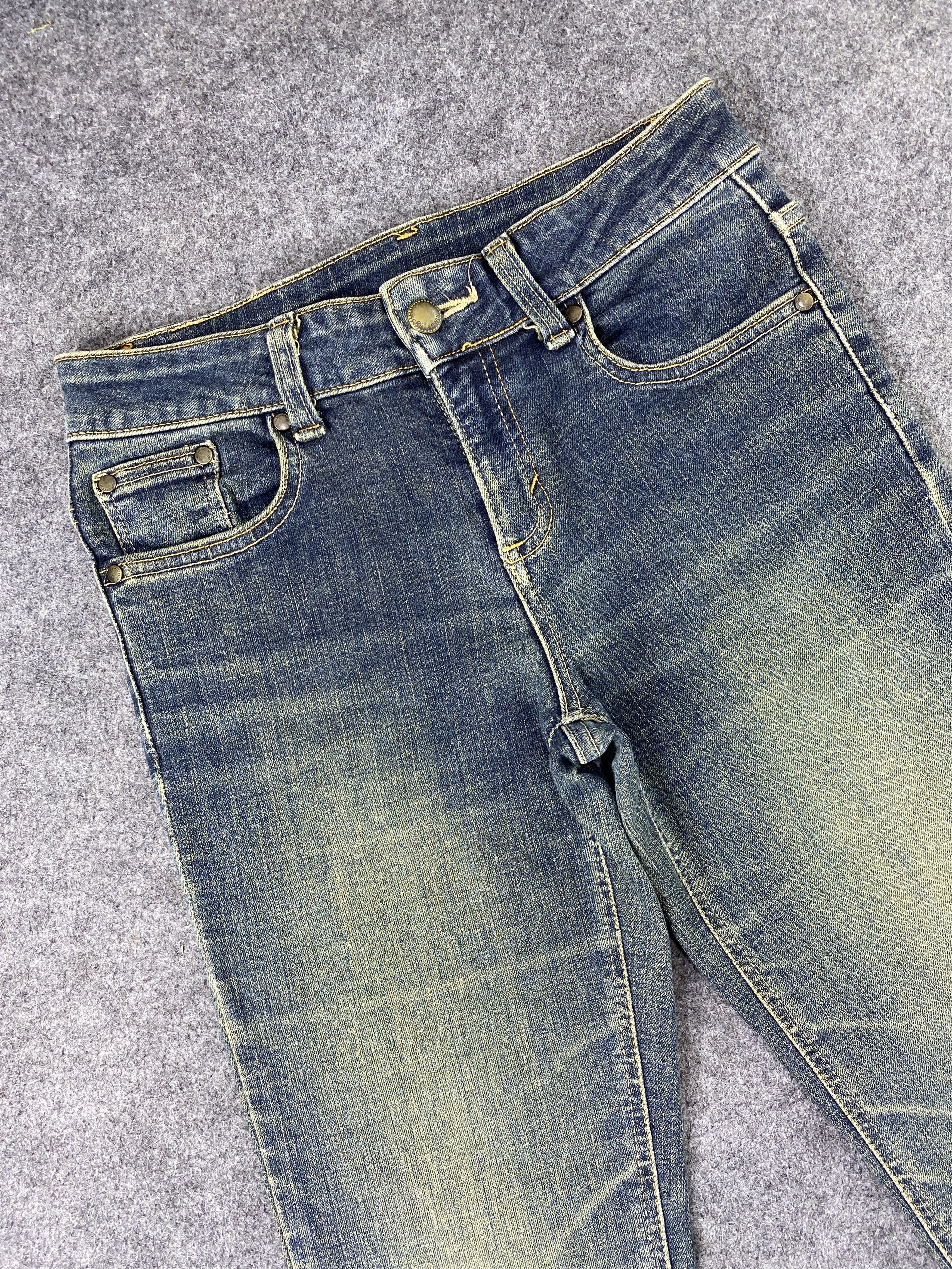 Edwin Miss Edwin Flare Blue Wash Jeans - J1052 Size 27" / US 4 / IT 40 - 5 Thumbnail