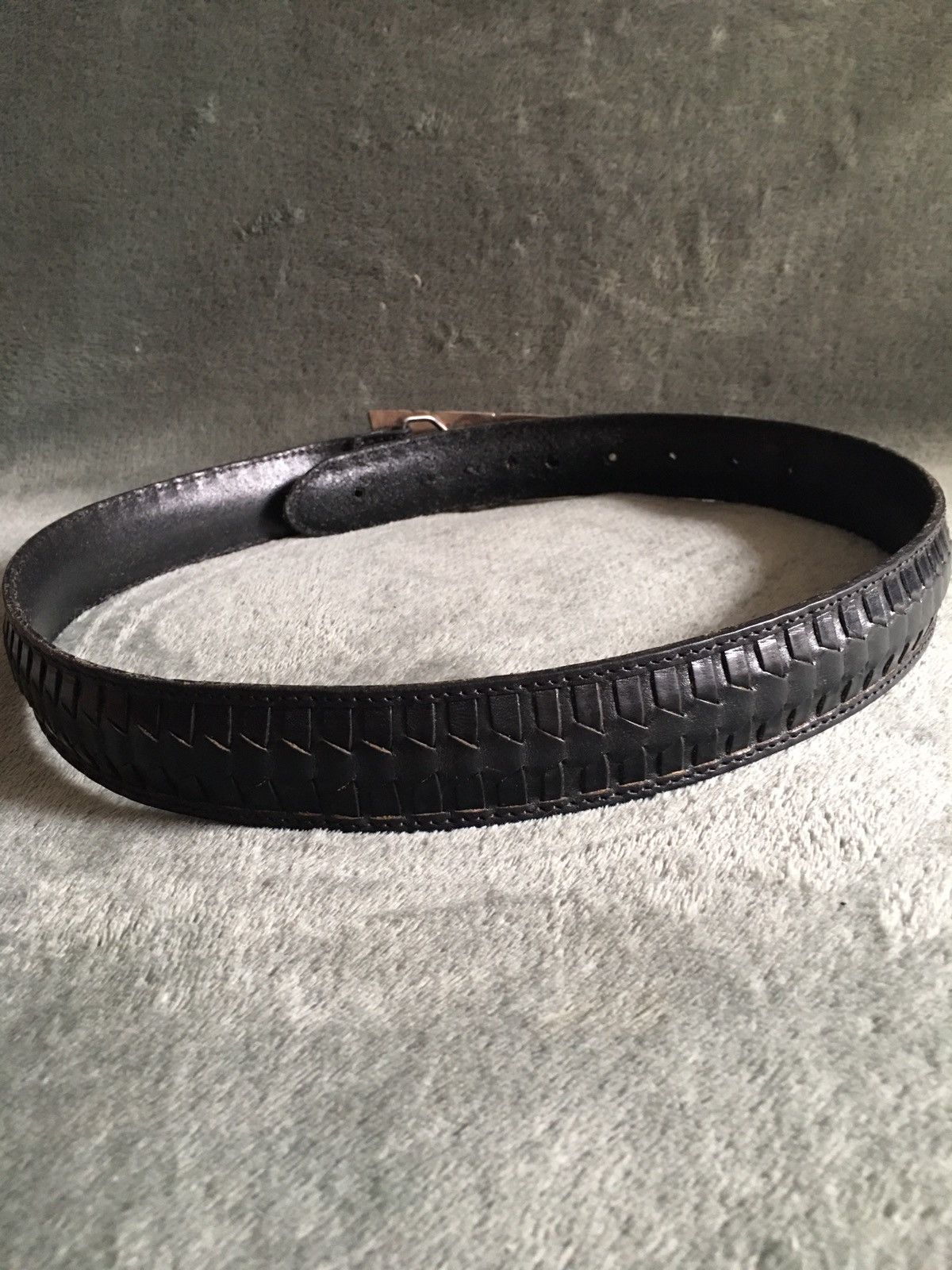 Harley Davidson × Vintage Harley Davidson Vintage Leather Belt USA Size S/30/32 Size 32 - 4 Thumbnail