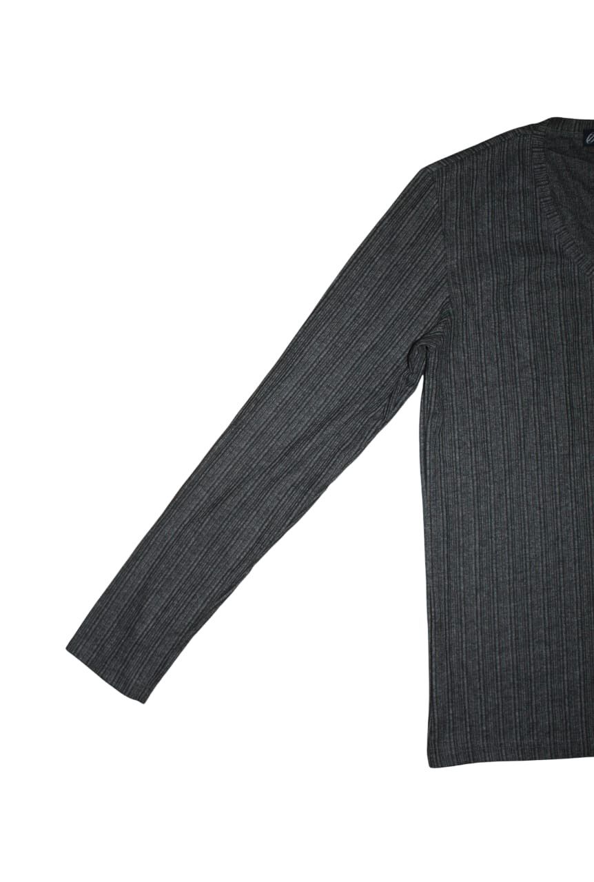 Tornado Mart ZerobyTORNADO MART Pleated Cardigan Longsleeve T-Shirt Size L / US 10 / IT 46 - 3 Thumbnail