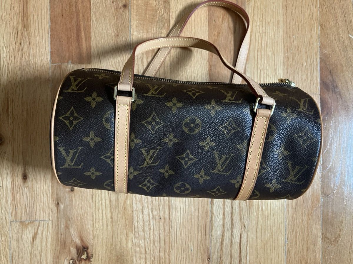 image of Louis Vuitton Monogram Canvas Papillon 30 (Circa 2003) in Brown, Women's