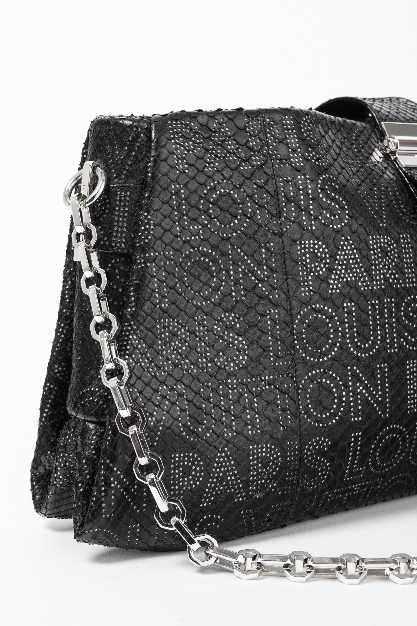 Louis Vuitton Louis Vuitton AW/08 Runway Lutece Perfore Python Bag Size ONE SIZE - 7 Thumbnail